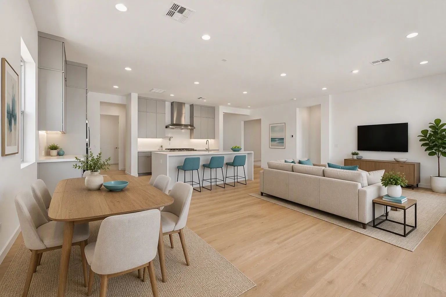 Great Room Virtually Staged
