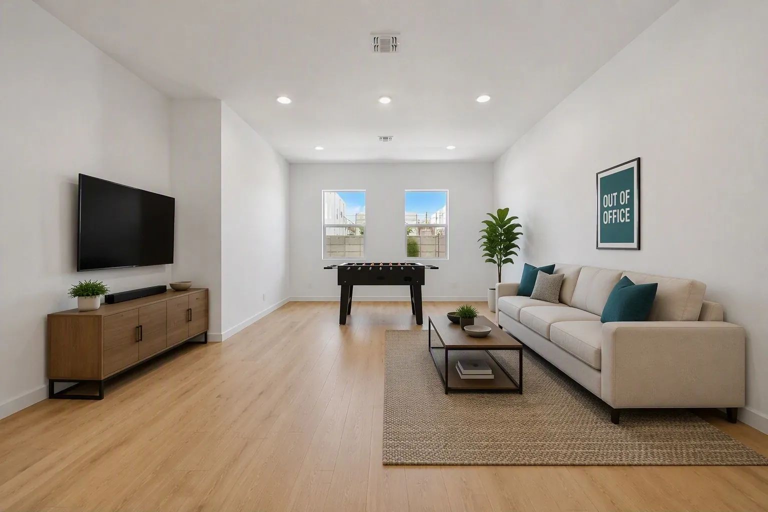 Hobby Room Virtually Staged