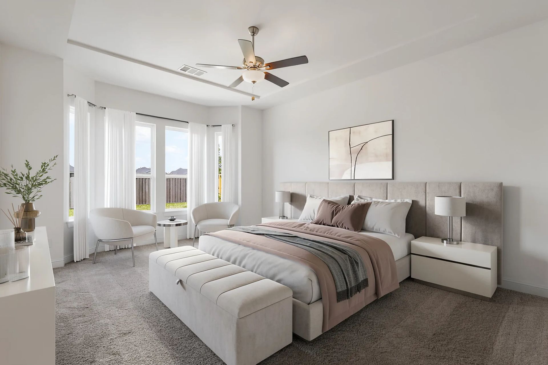 Homesite 7007 Primary Bed - Staged