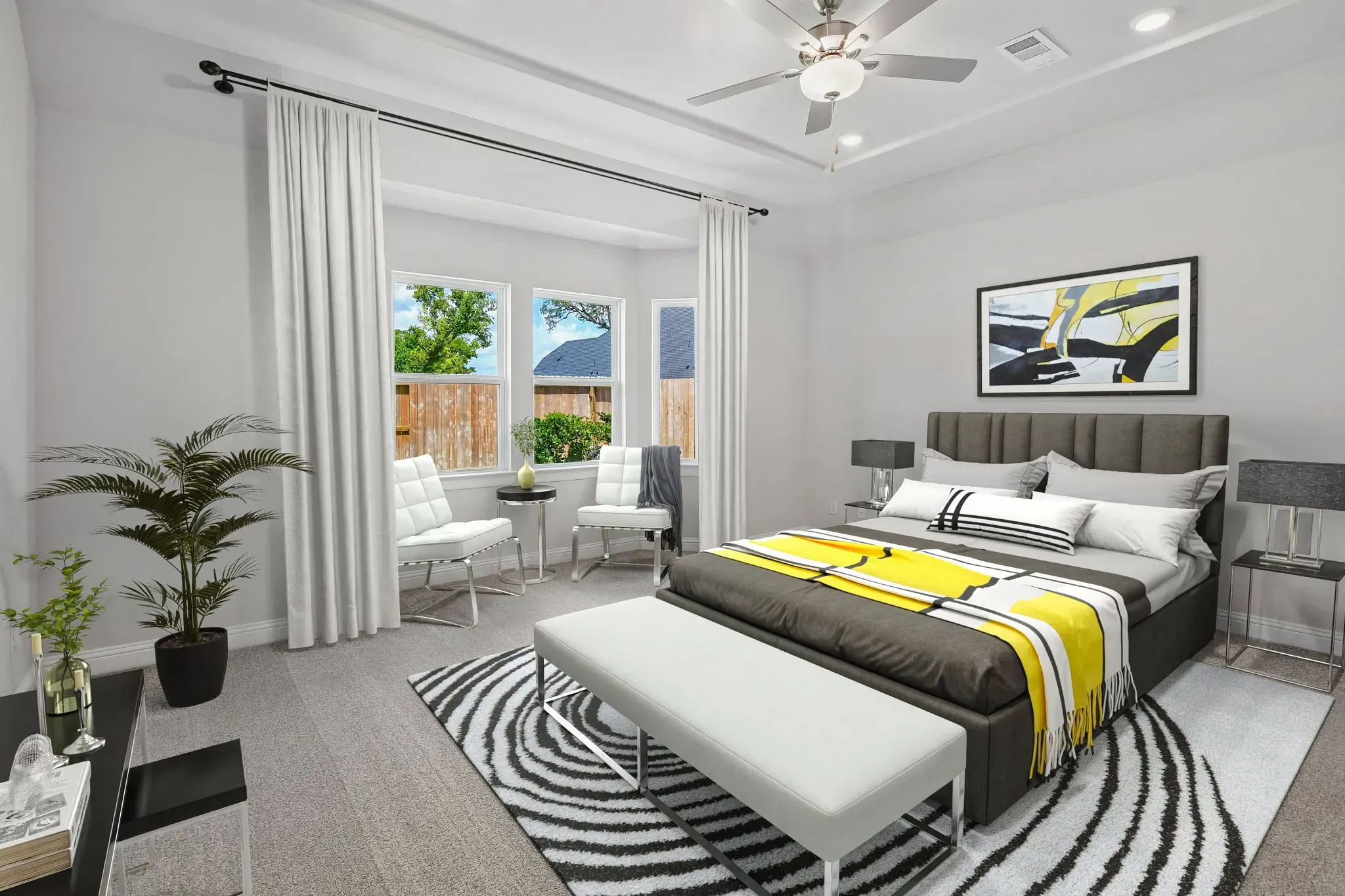 Homesite 4205 Primary Bed - Staged