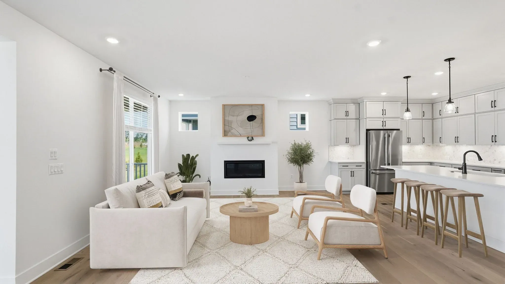 Synergy Virtually Staged Great Room