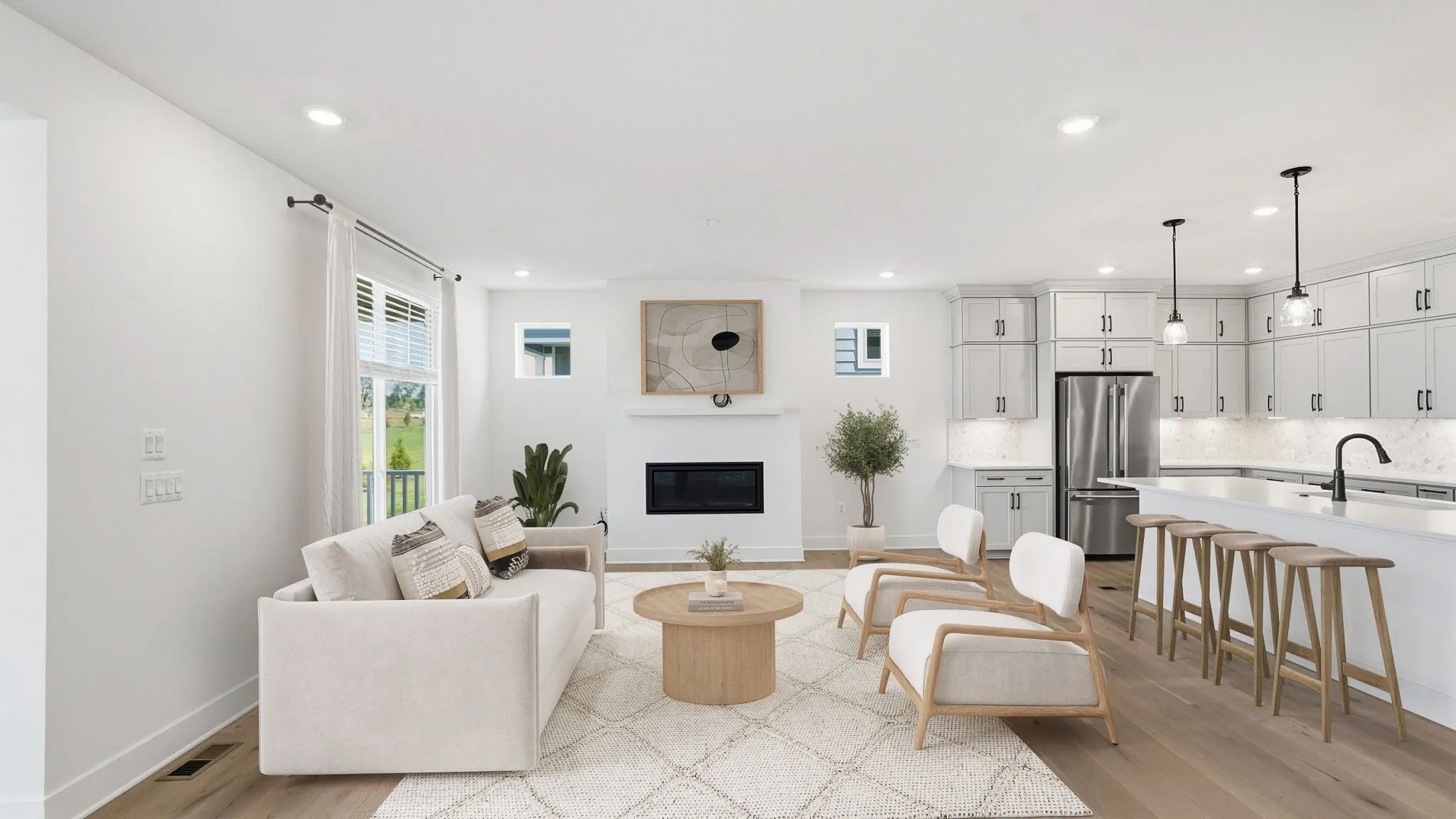 Synergy Virtually Staged Great Room