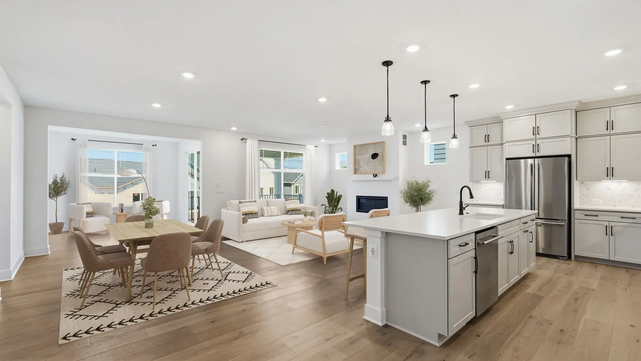 Synergy Virtually Staged Great Room