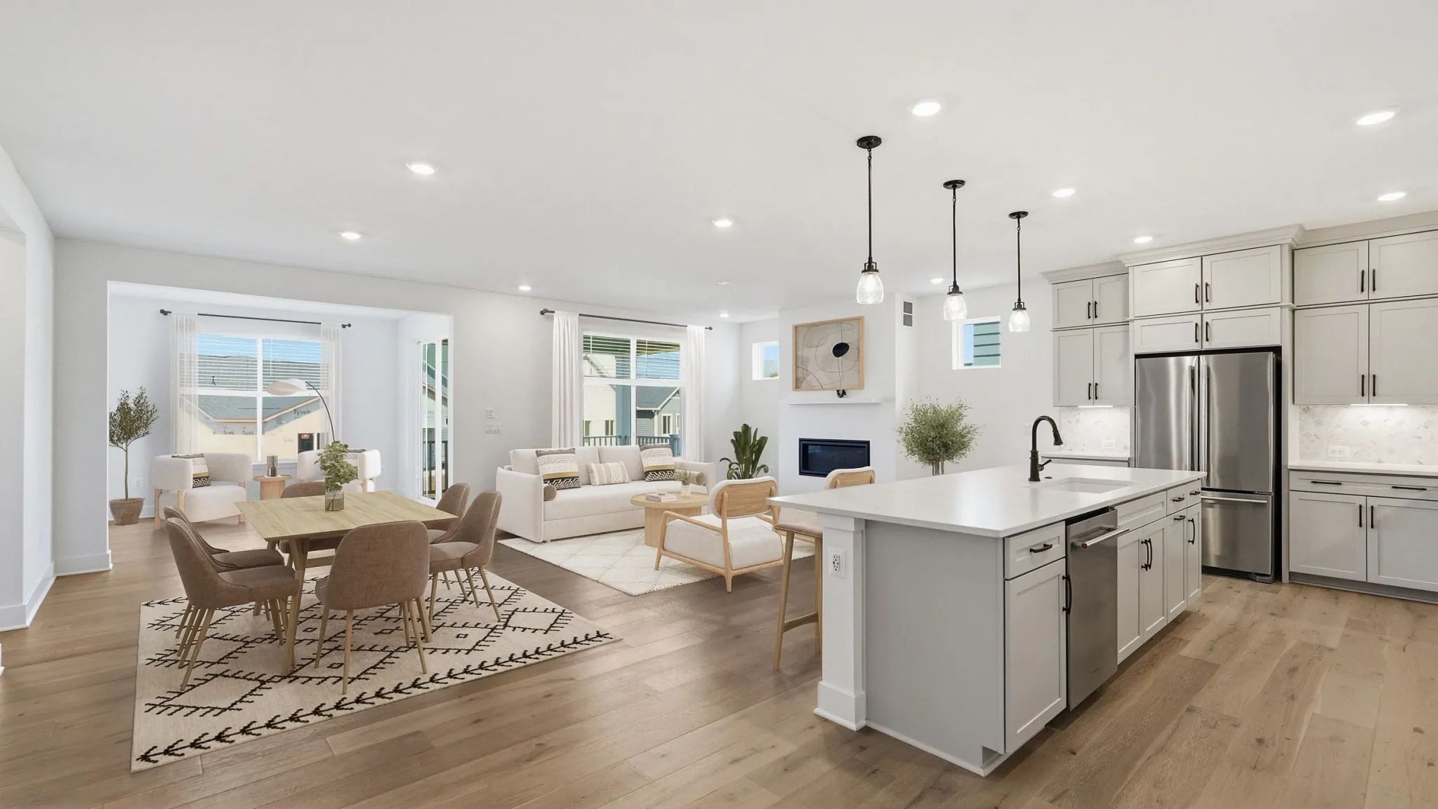 Synergy Virtually Staged Great Room