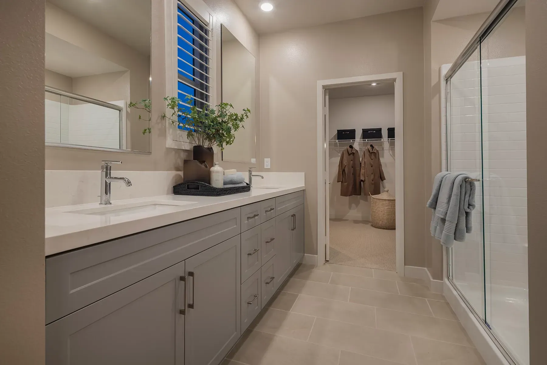 Plan 3 Model Primary Bathroom