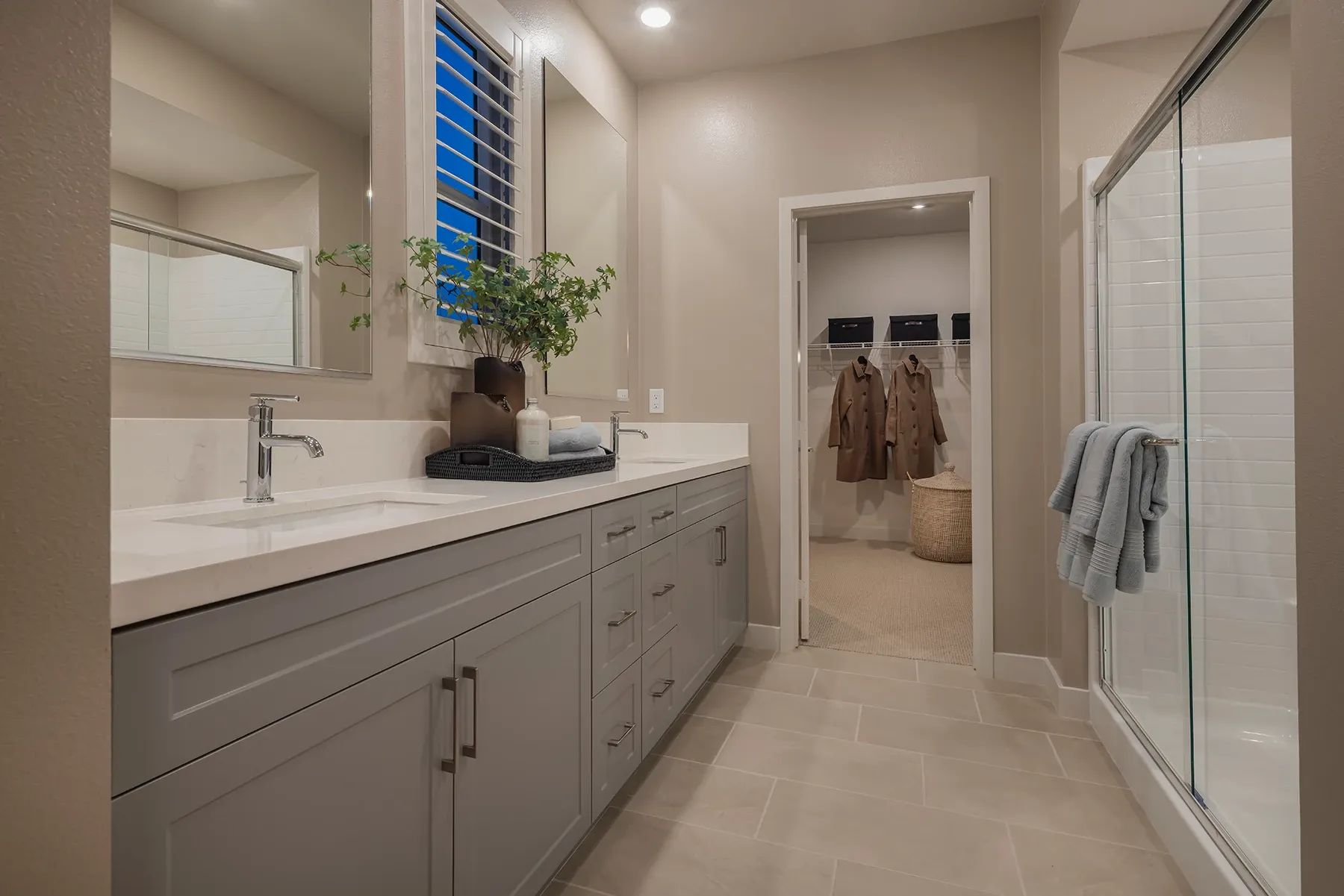 Plan 3 Model Primary Bathroom