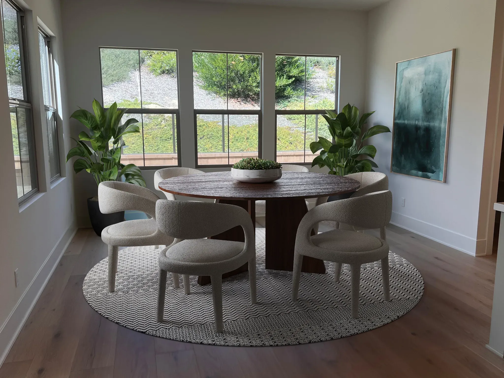 Lot 100 Dining Room AI Generated Image