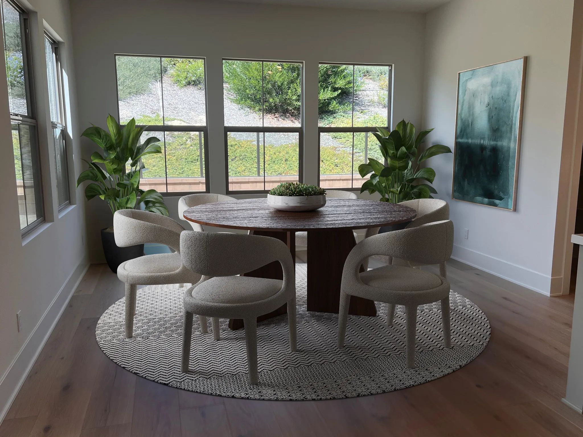 Lot 100 Dining Room AI Generated Image