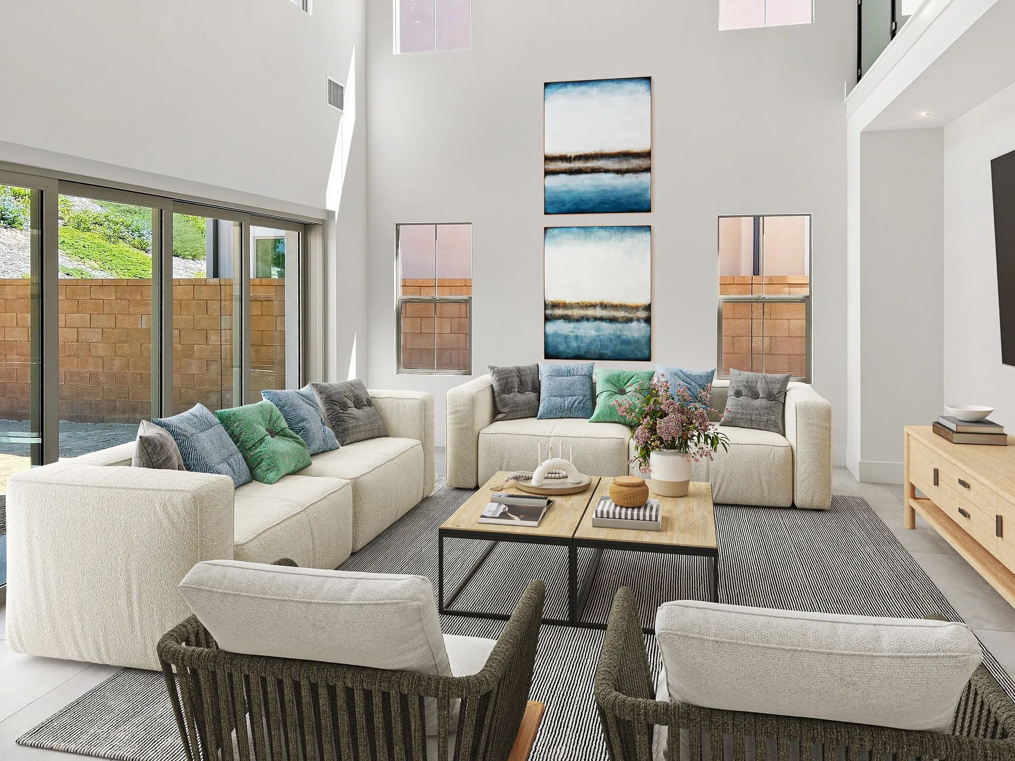 Lot 102 Great Room AI Generated Image