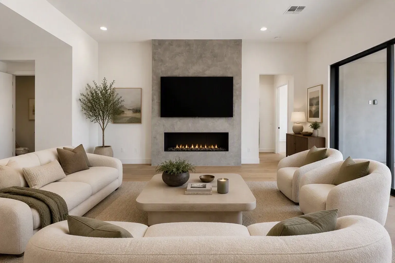 Great Room Virtually Staged