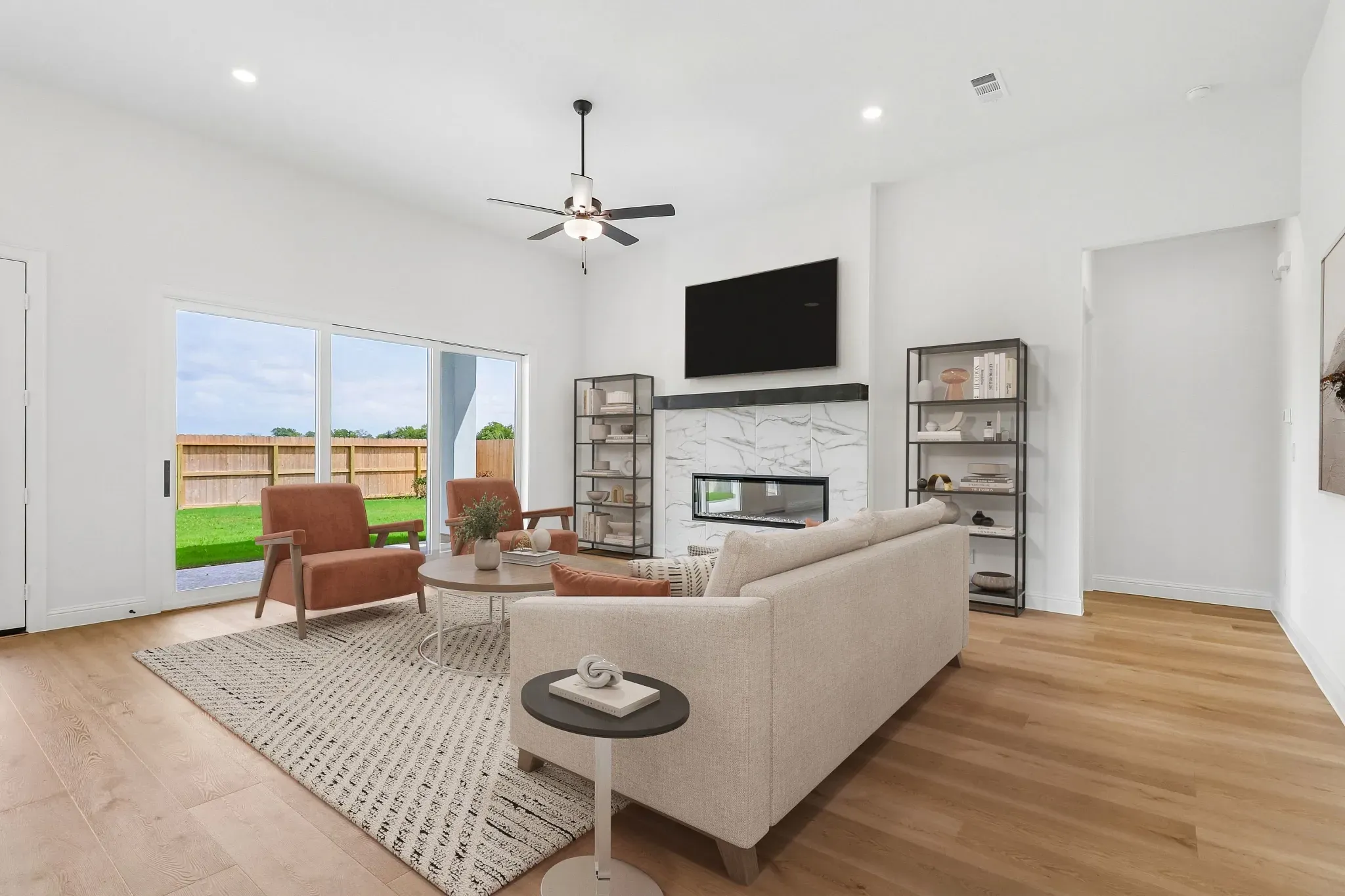 Homesite 9206 Great Room - Staged