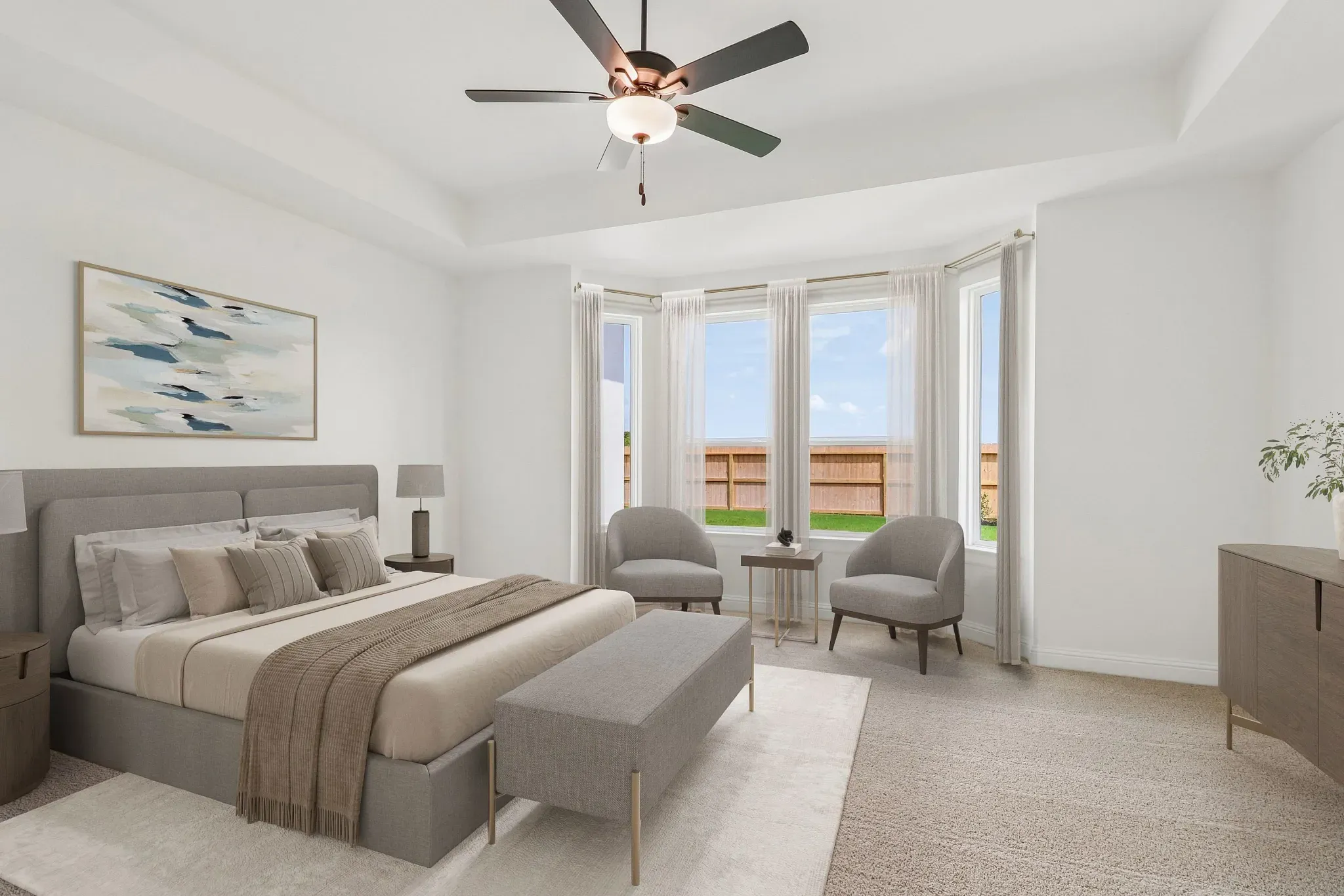 Homesite 9206 Primary Bed - Staged
