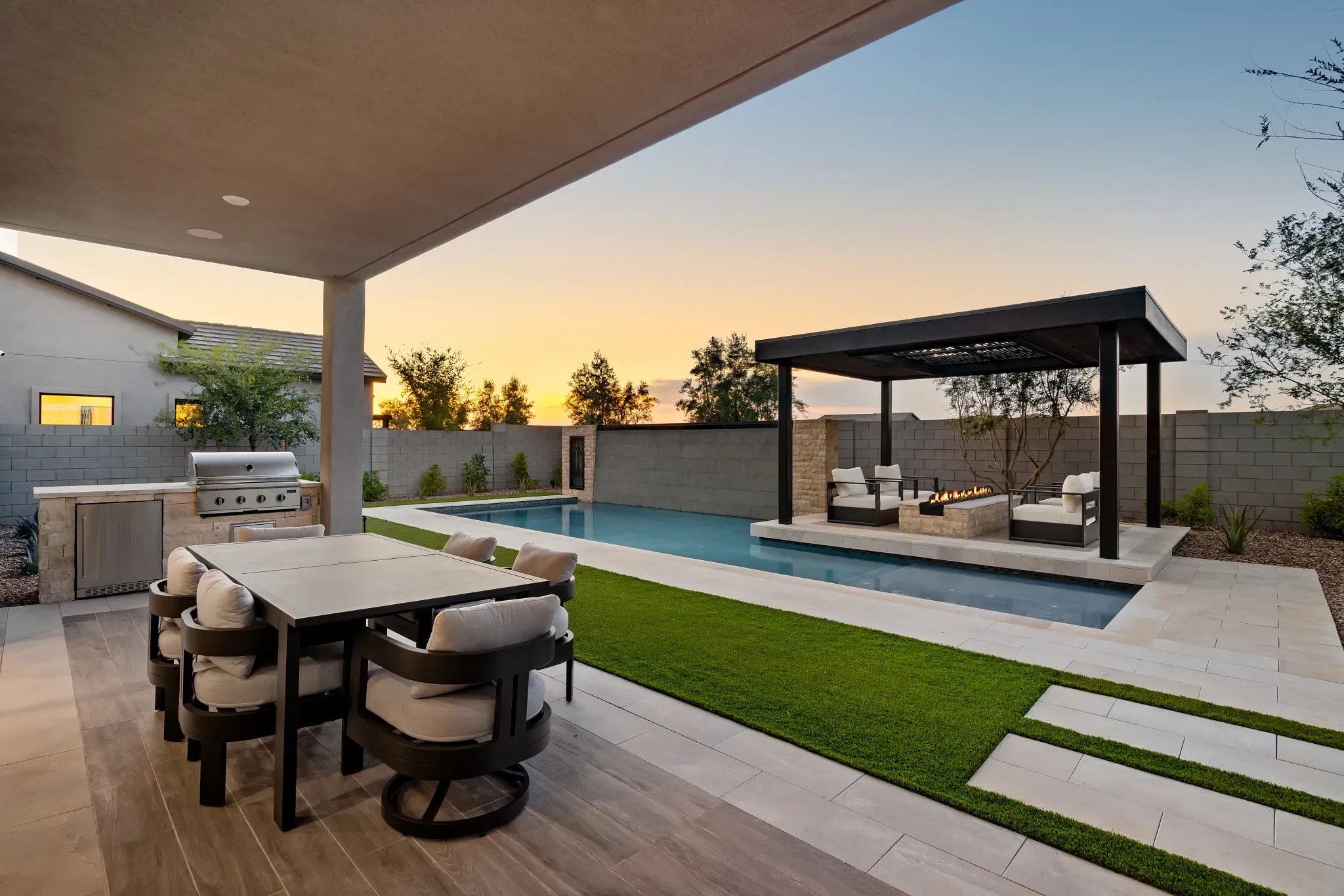 Model Plan 5036 Backyard