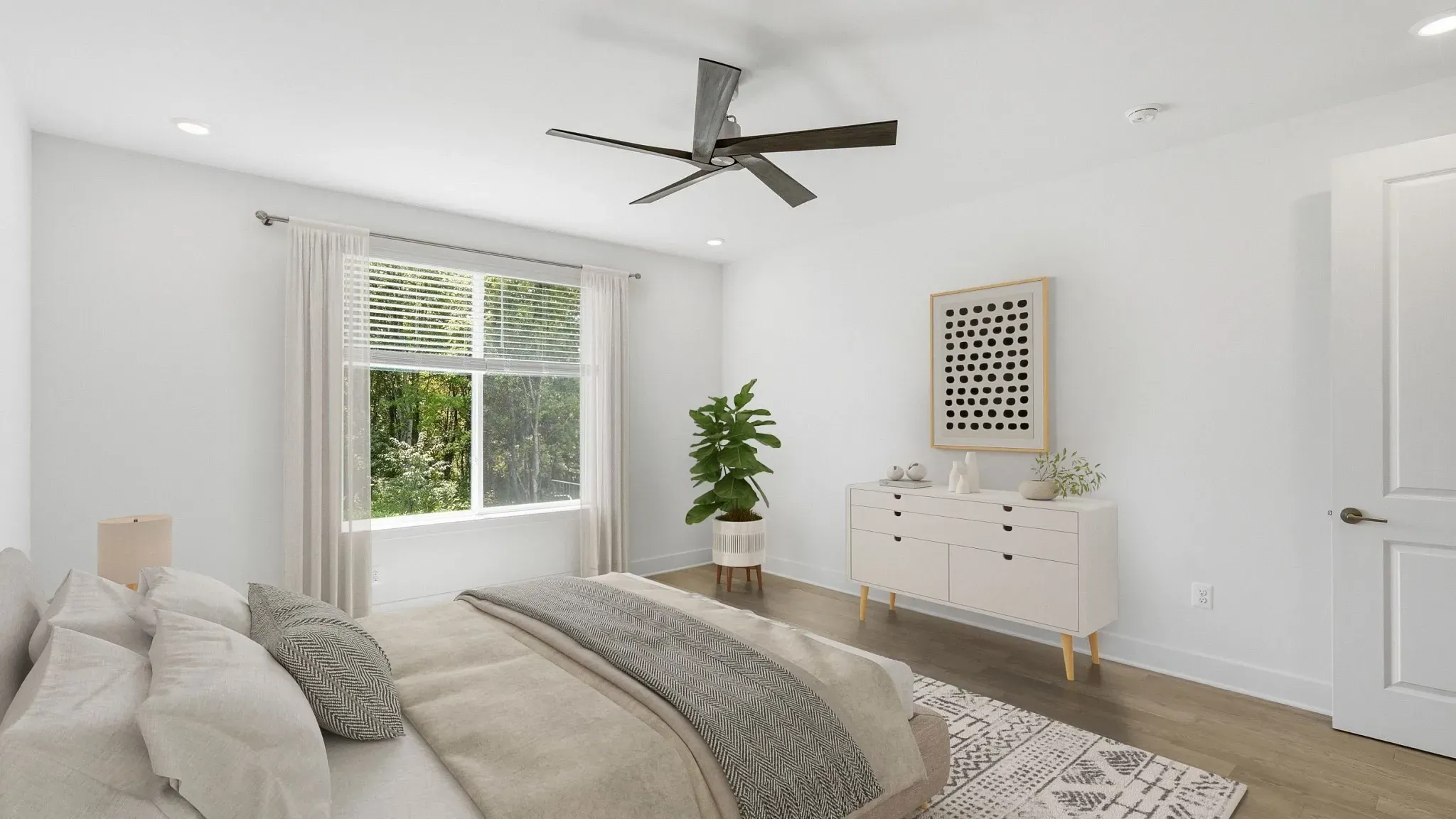 Ascend w/Loft Virtually Staged Primary Bed