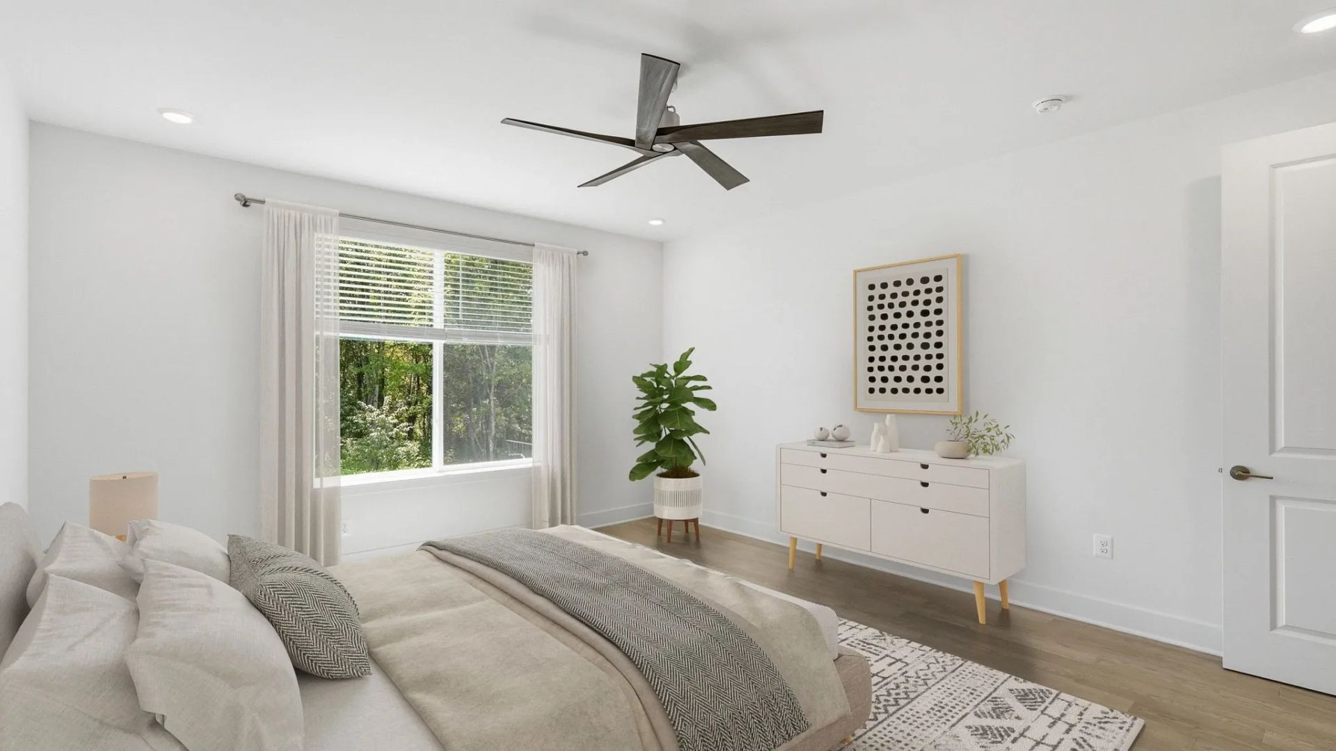Ascend w/Loft Virtually Staged Primary Bed