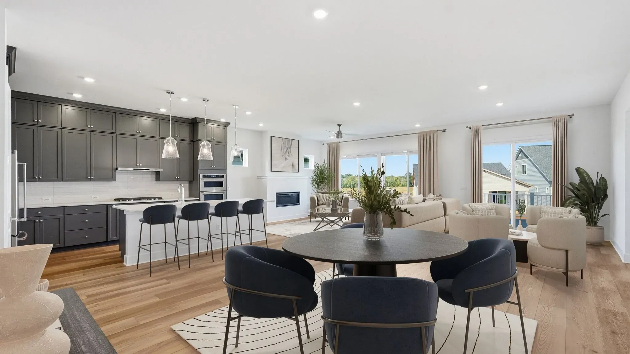 Virtually Staged Great Room