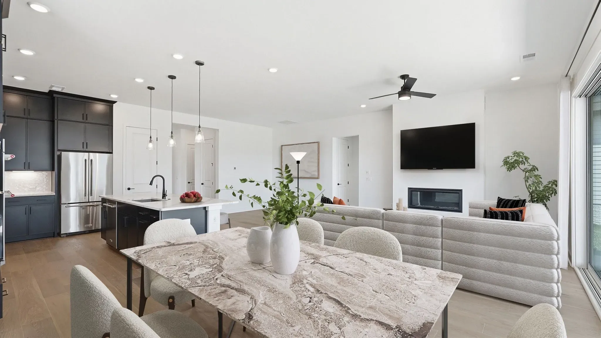 Vantage Virtually Staged Great Room