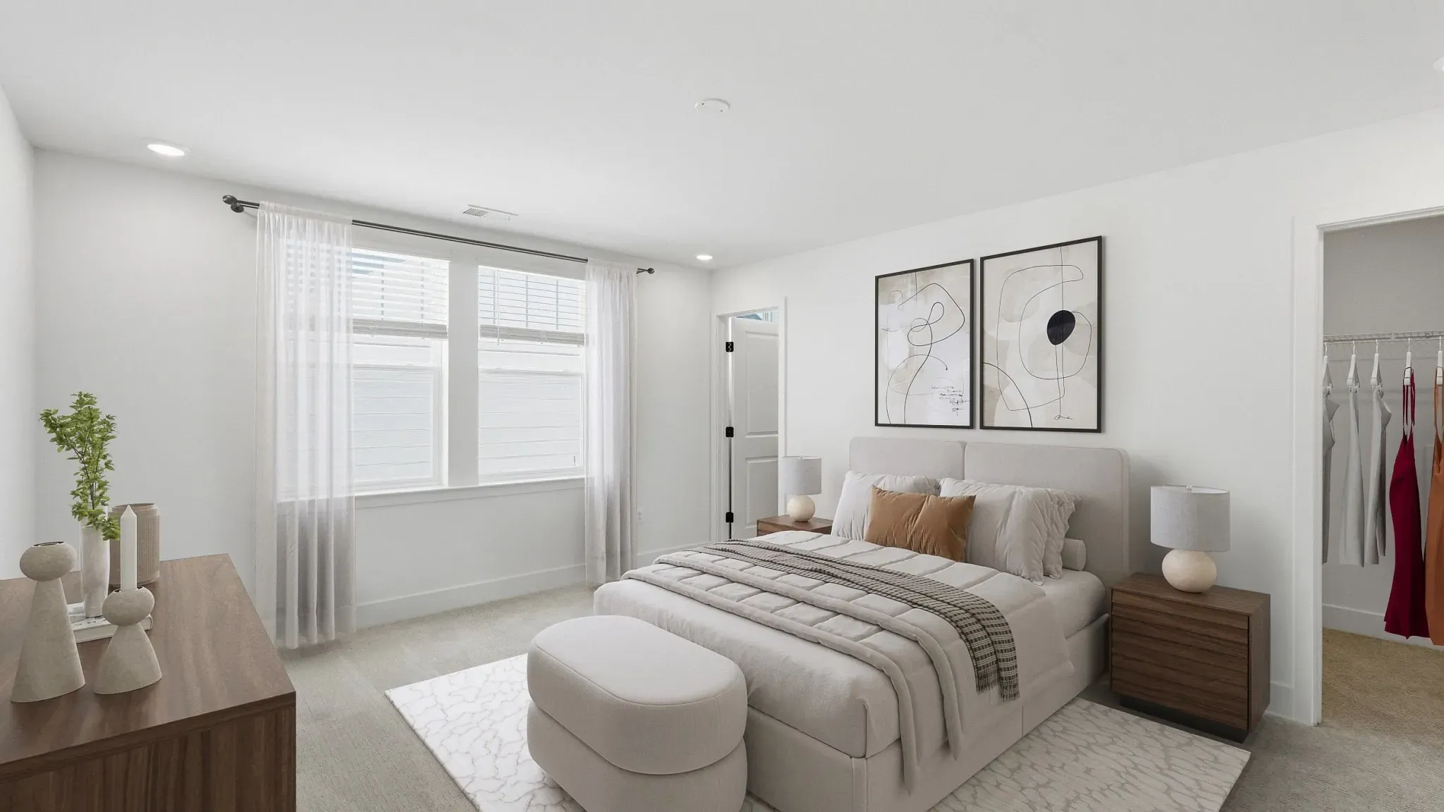 Vantage Virtually Staged Guest Bed