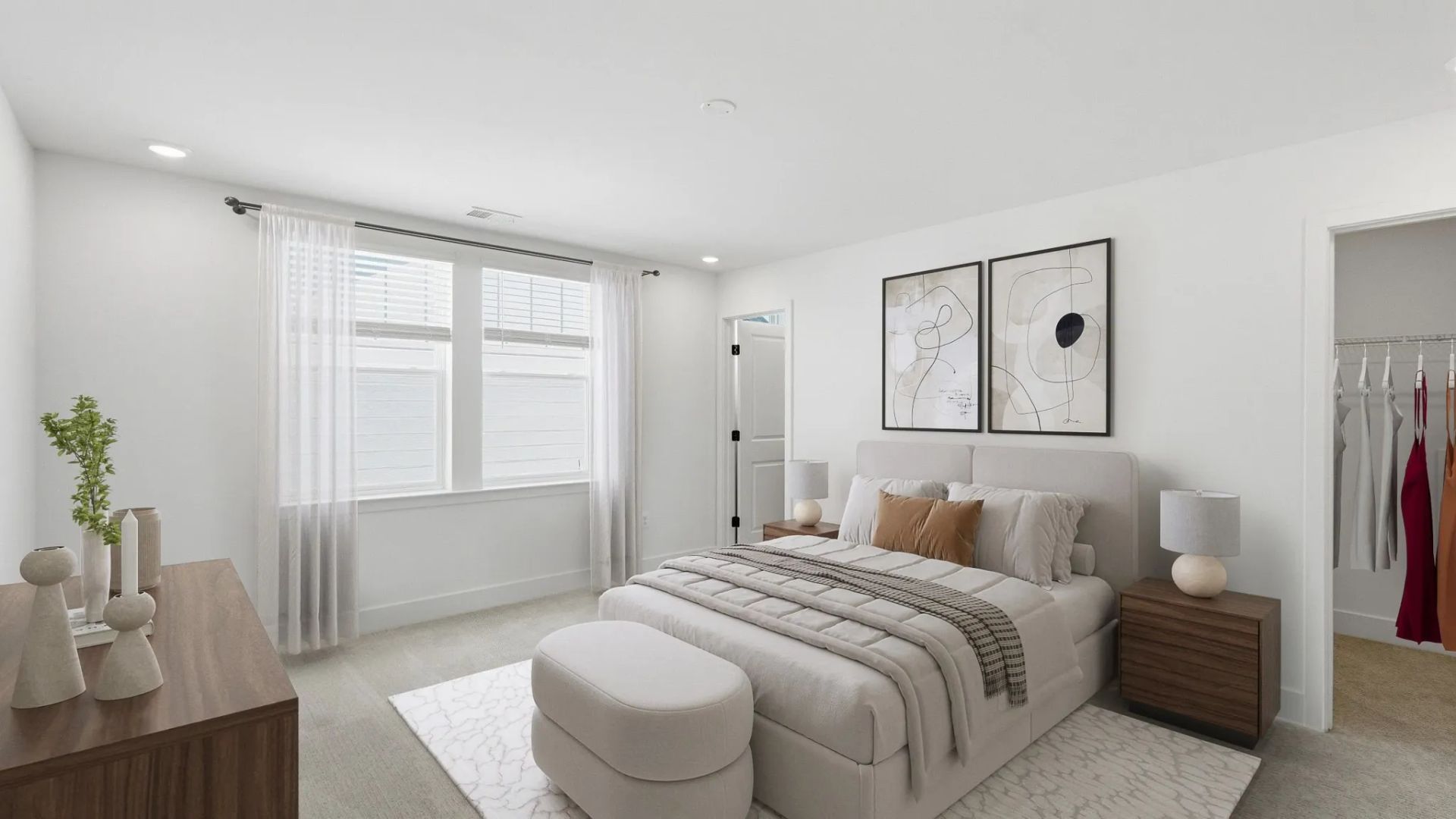 Vantage Virtually Staged Guest Bed