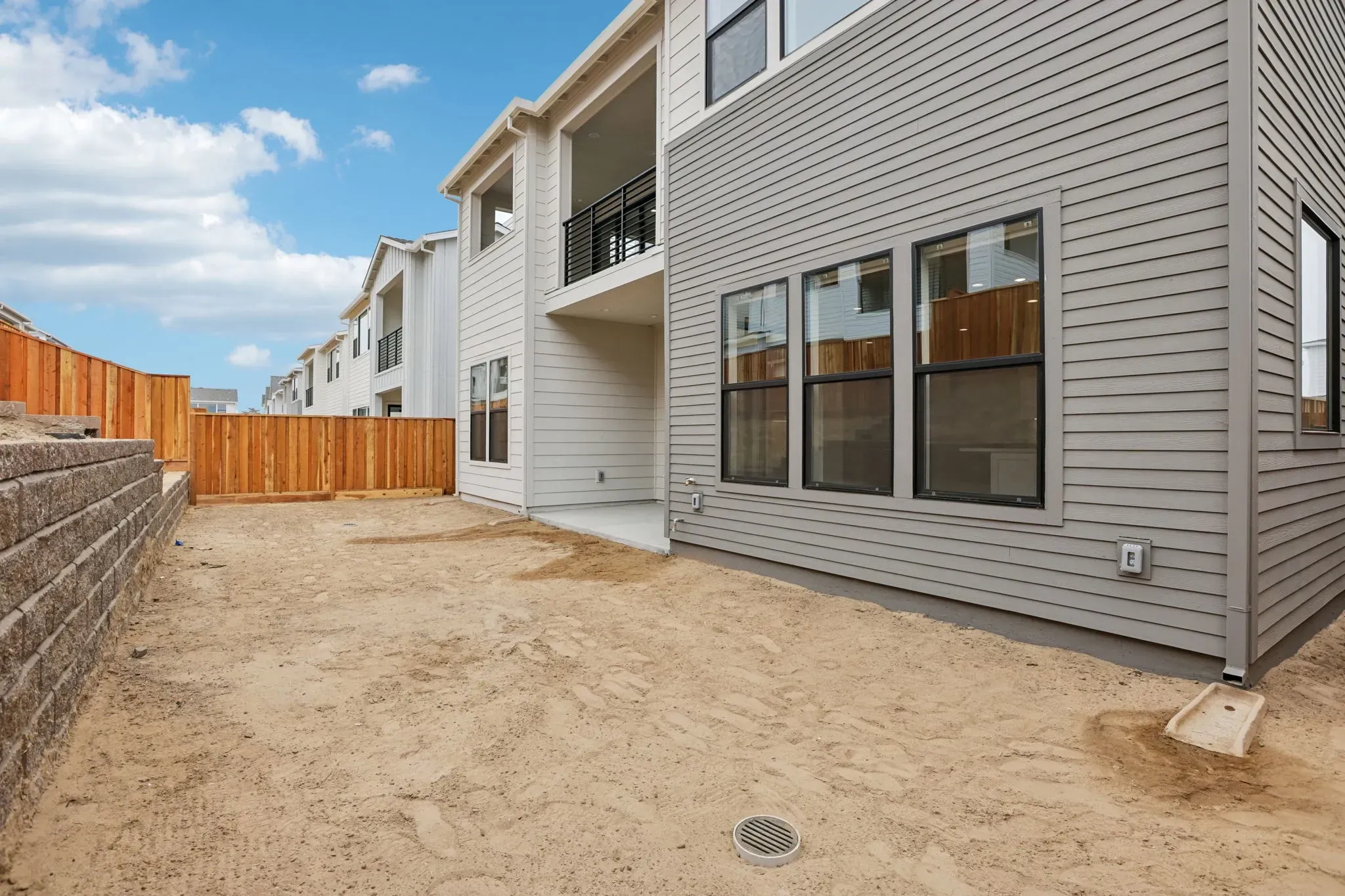 Light House Homesite 657 Backyard