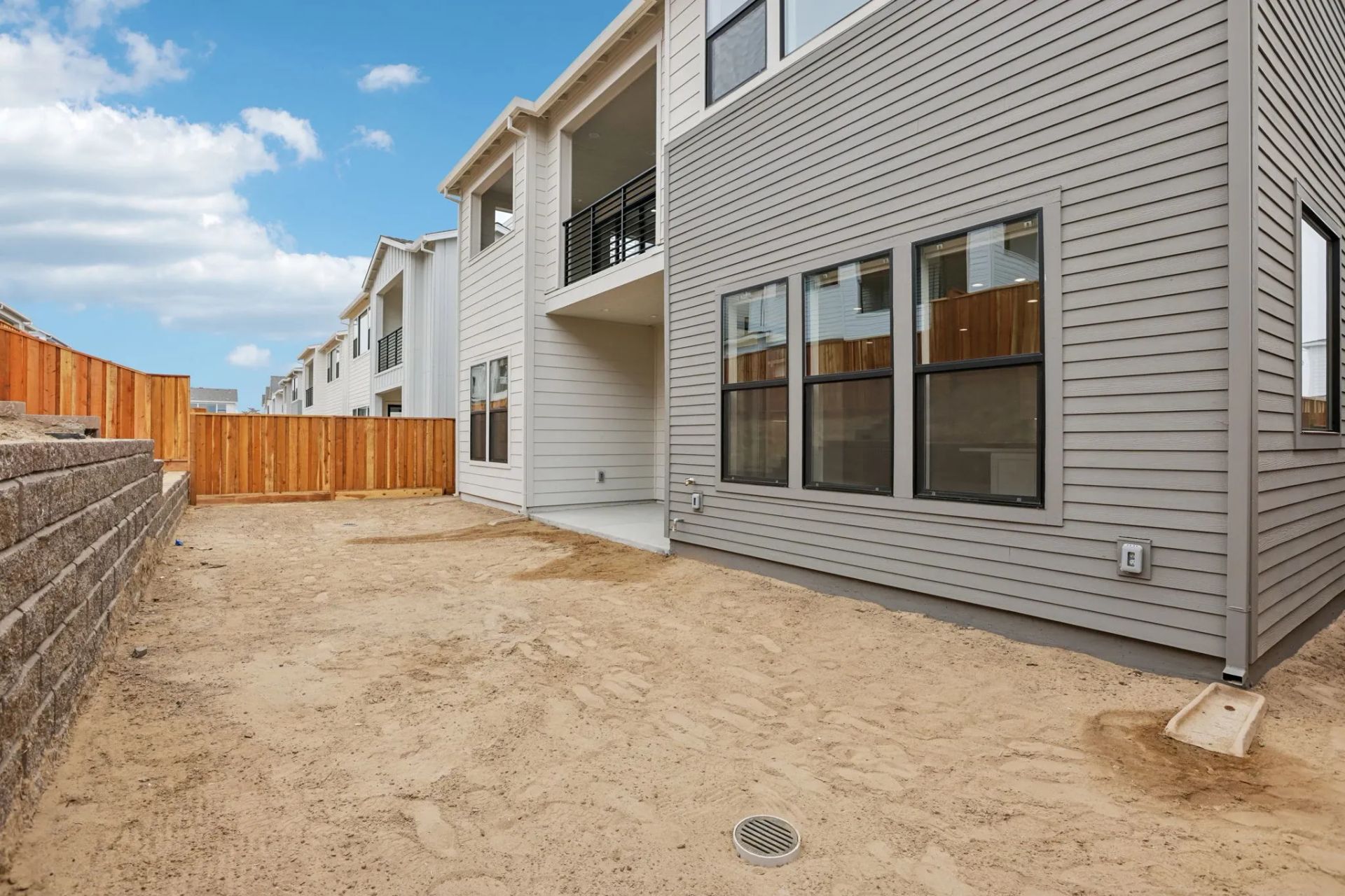 Light House Homesite 657 Backyard