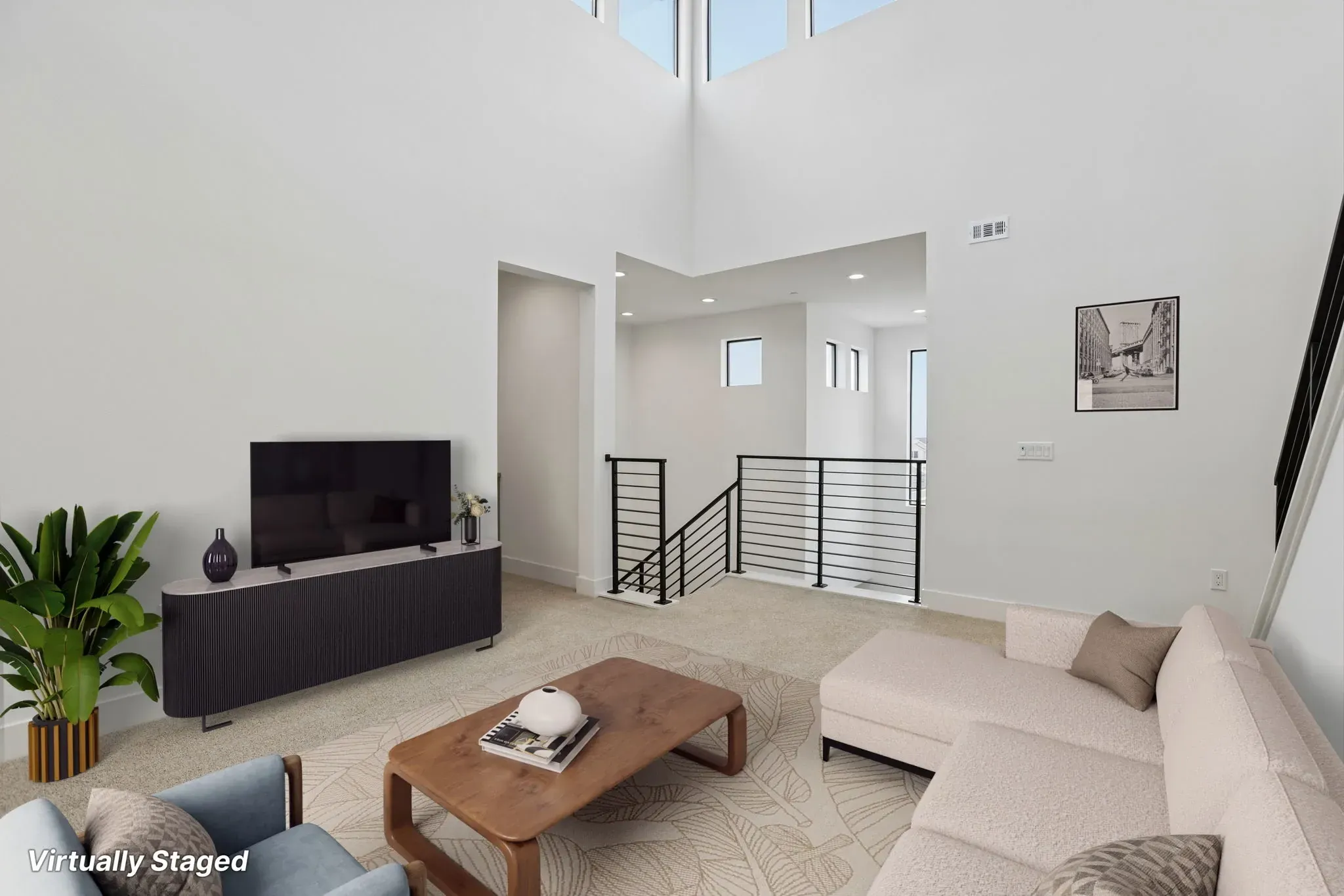 Sky House Homesite 870 Loft Virtually Staged