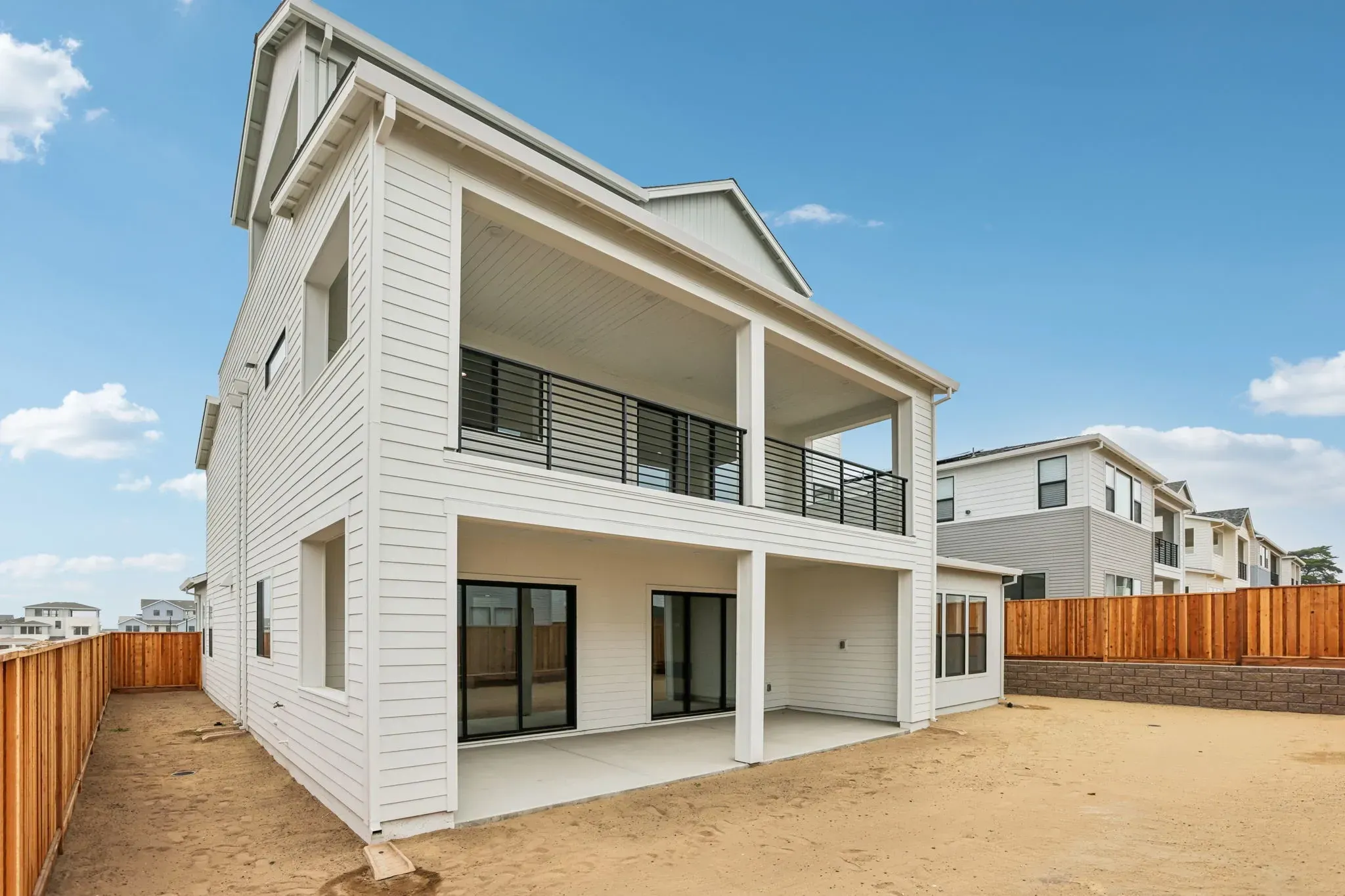 Sky House Homesite 870 Backyard