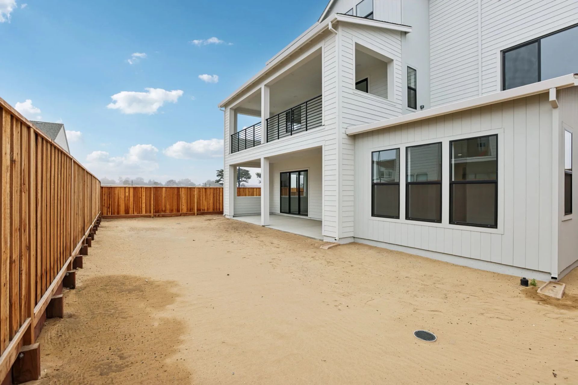 Sky House Homesite 870 Backyard