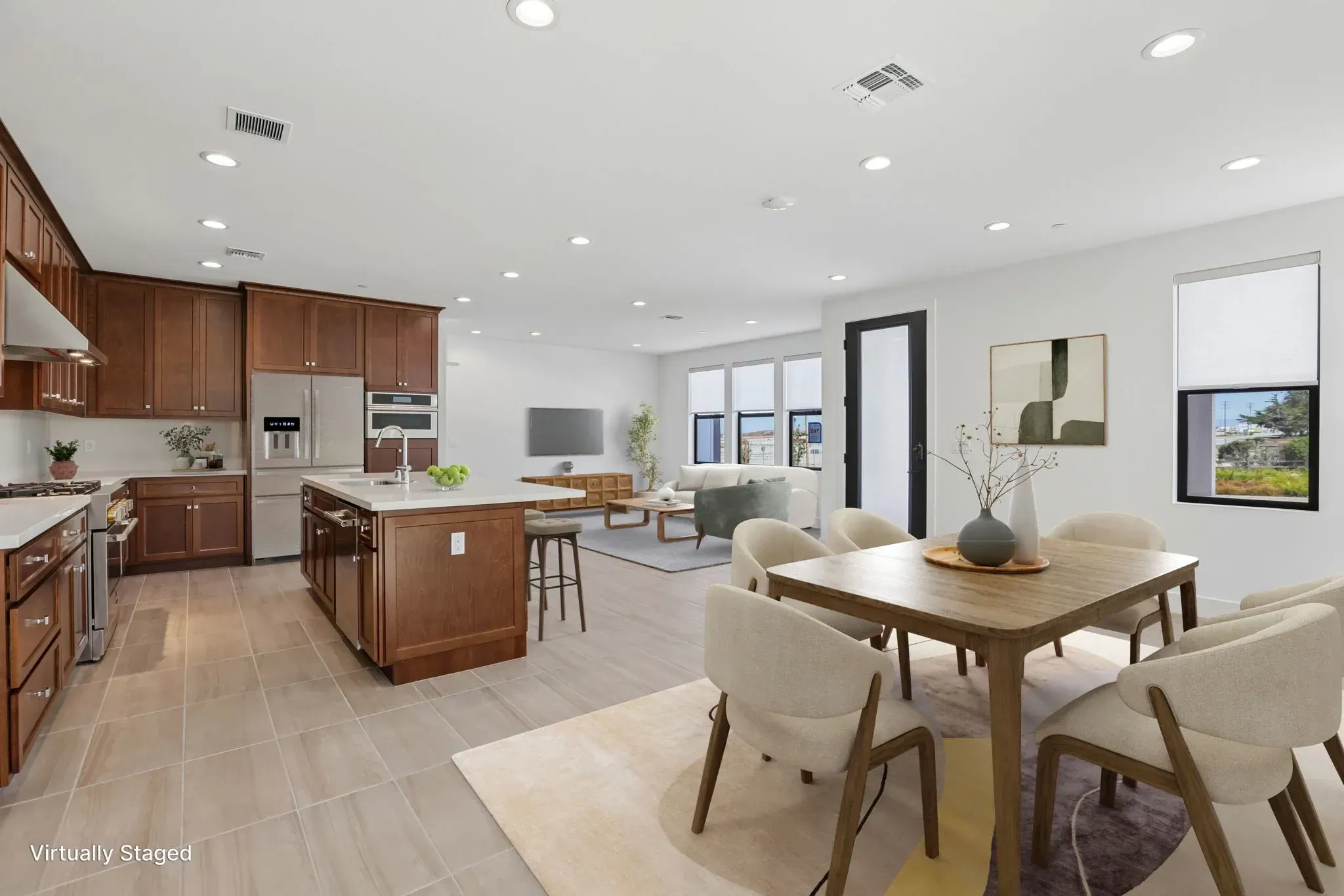 Bay House Homesite 765 Great Room Virtually Staged