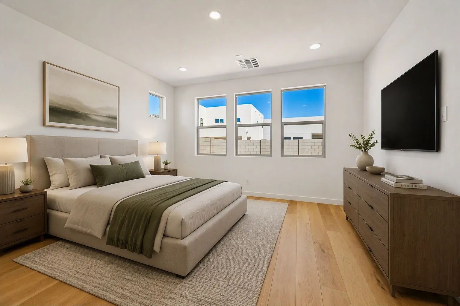 Primary Bedroom Virtually Staged