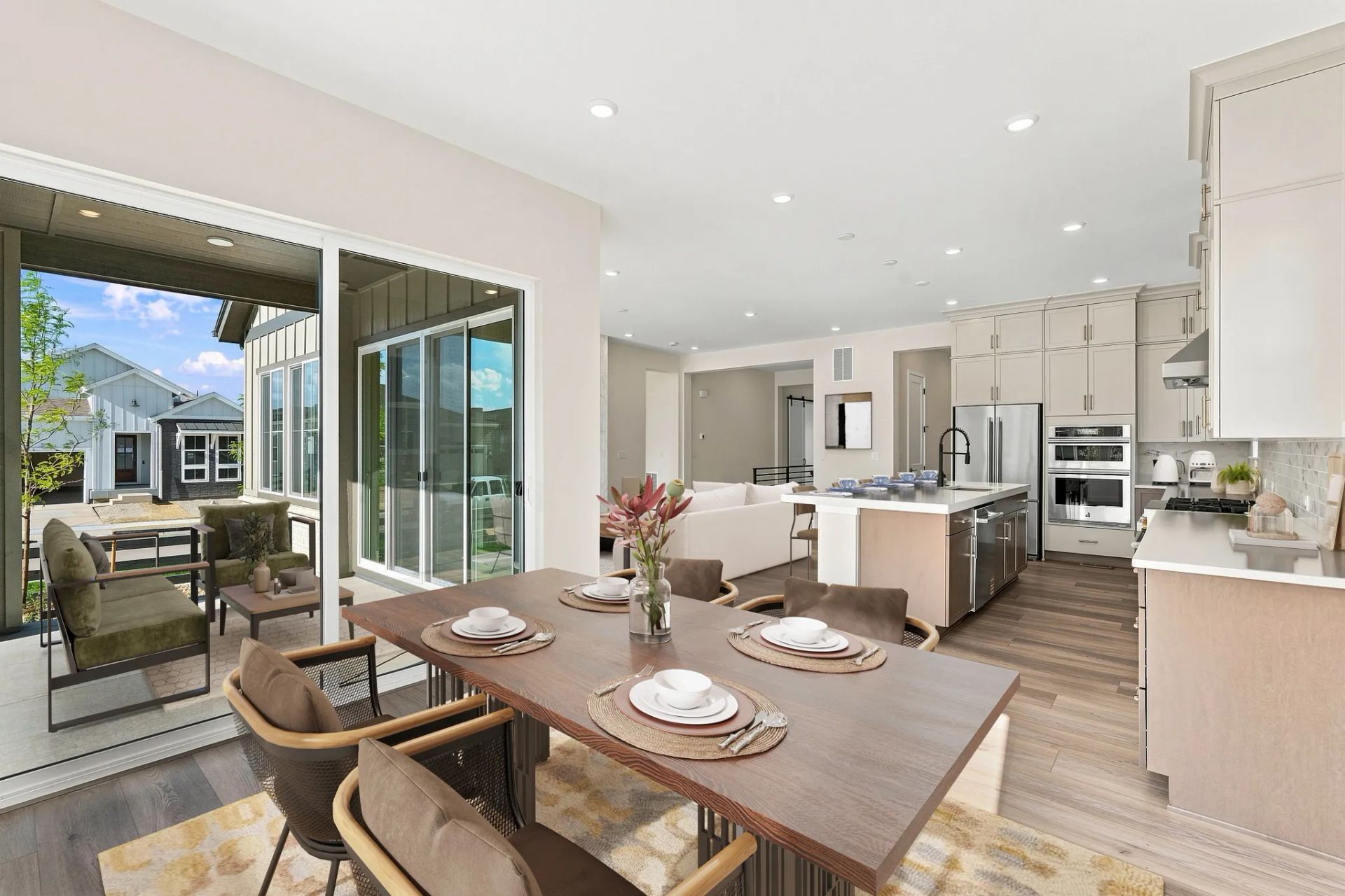 Homesite 50 Dining, Patio, Kitchen + Great Room -