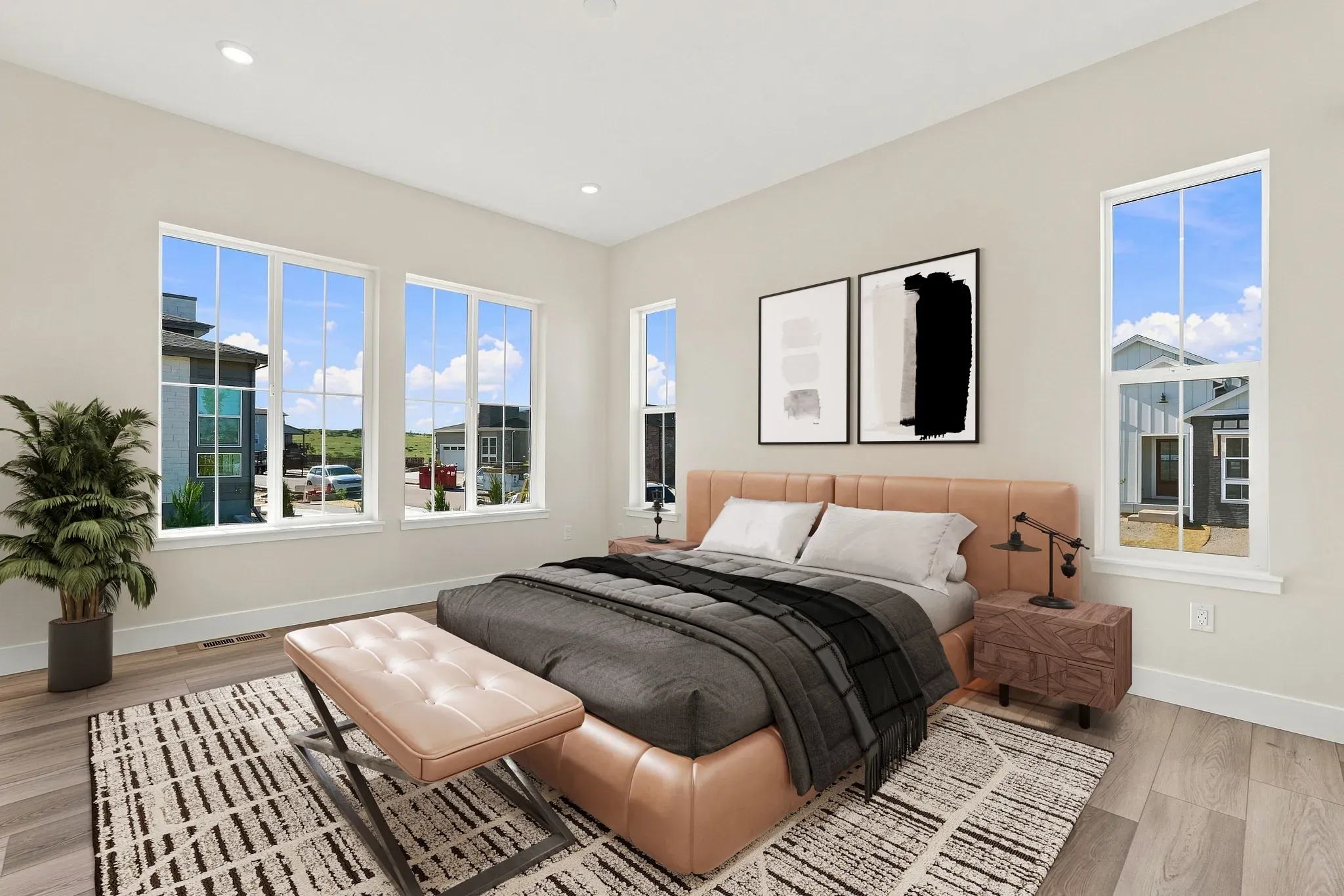 Homesite 50 Primary Bedroom - Virtually Staged