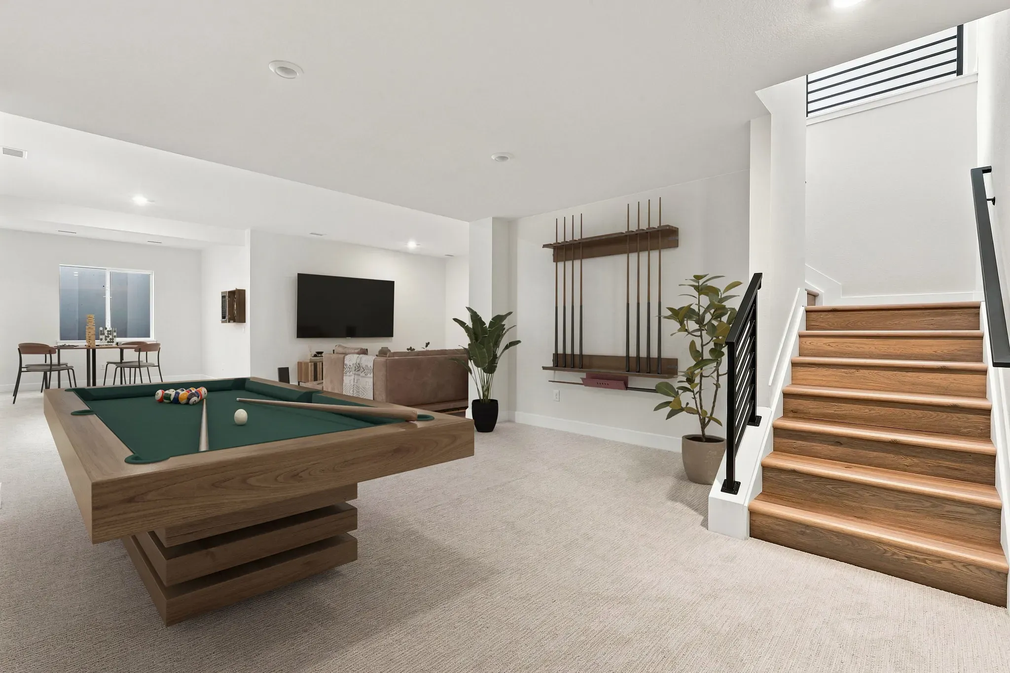 Homesite 50 Finished Basement - Virtually Staged