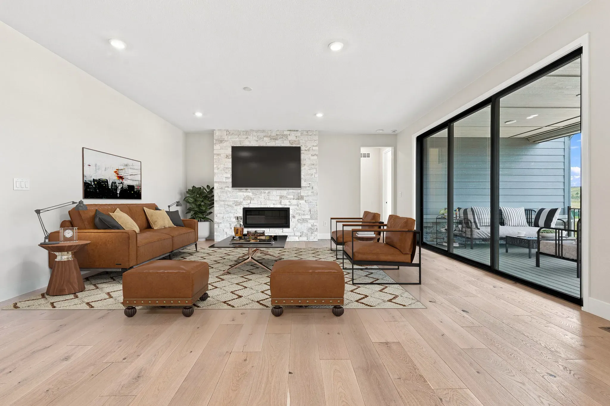 Homesite 3102 Great Room - Virtually Staged