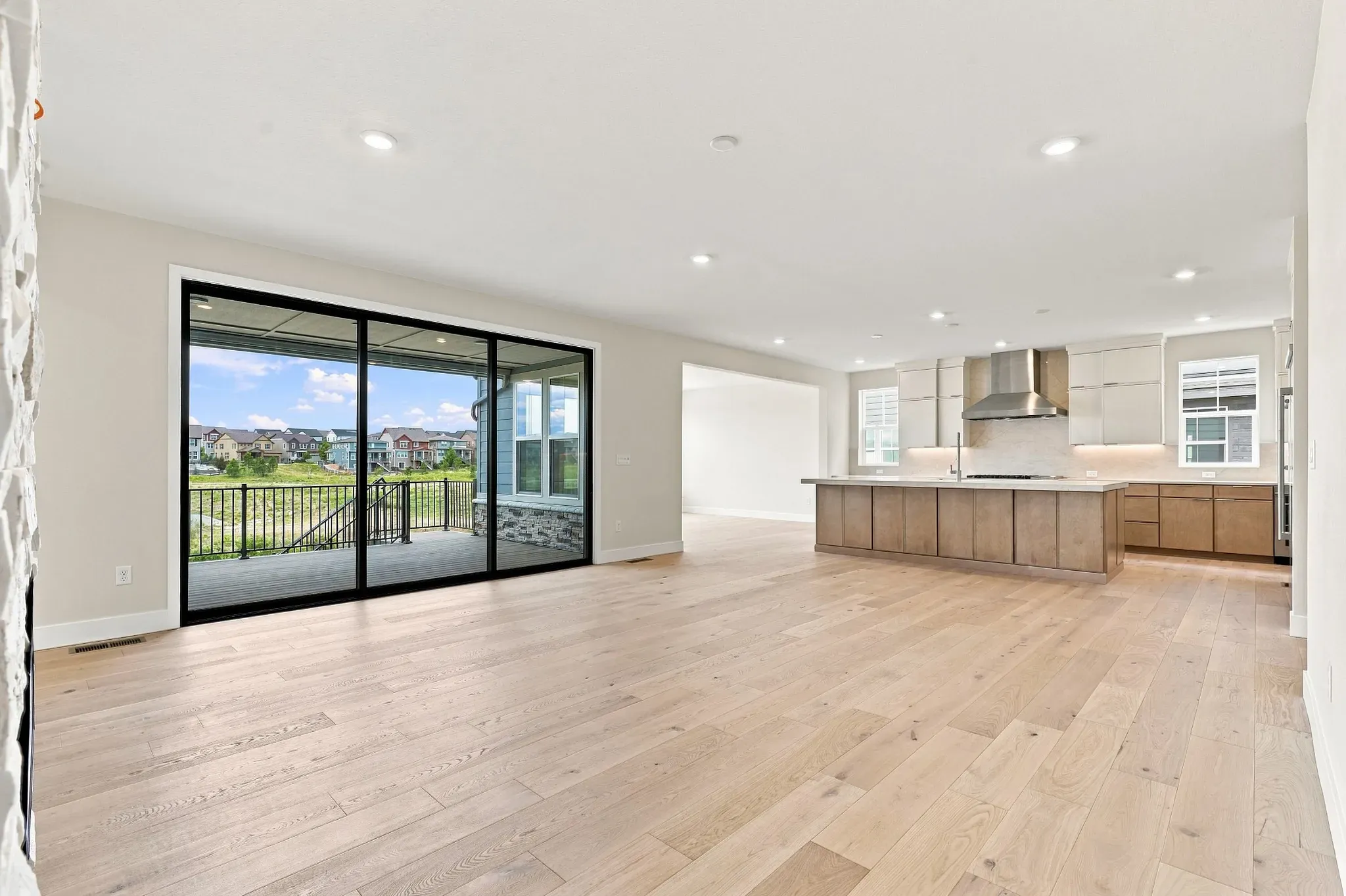 Homesite 3102 Great Room, Kitchen + Dining