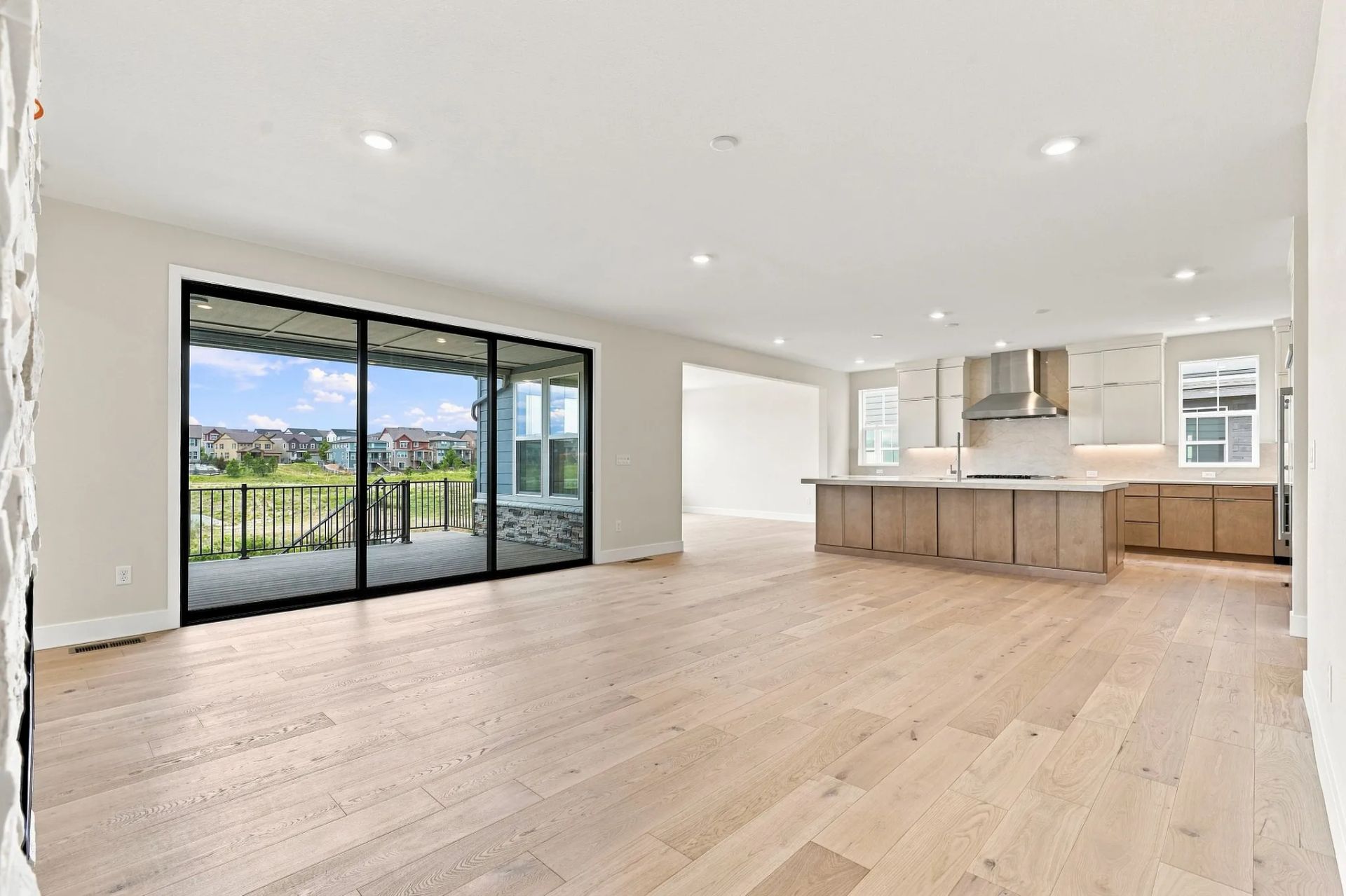 Homesite 3102 Great Room, Kitchen + Dining