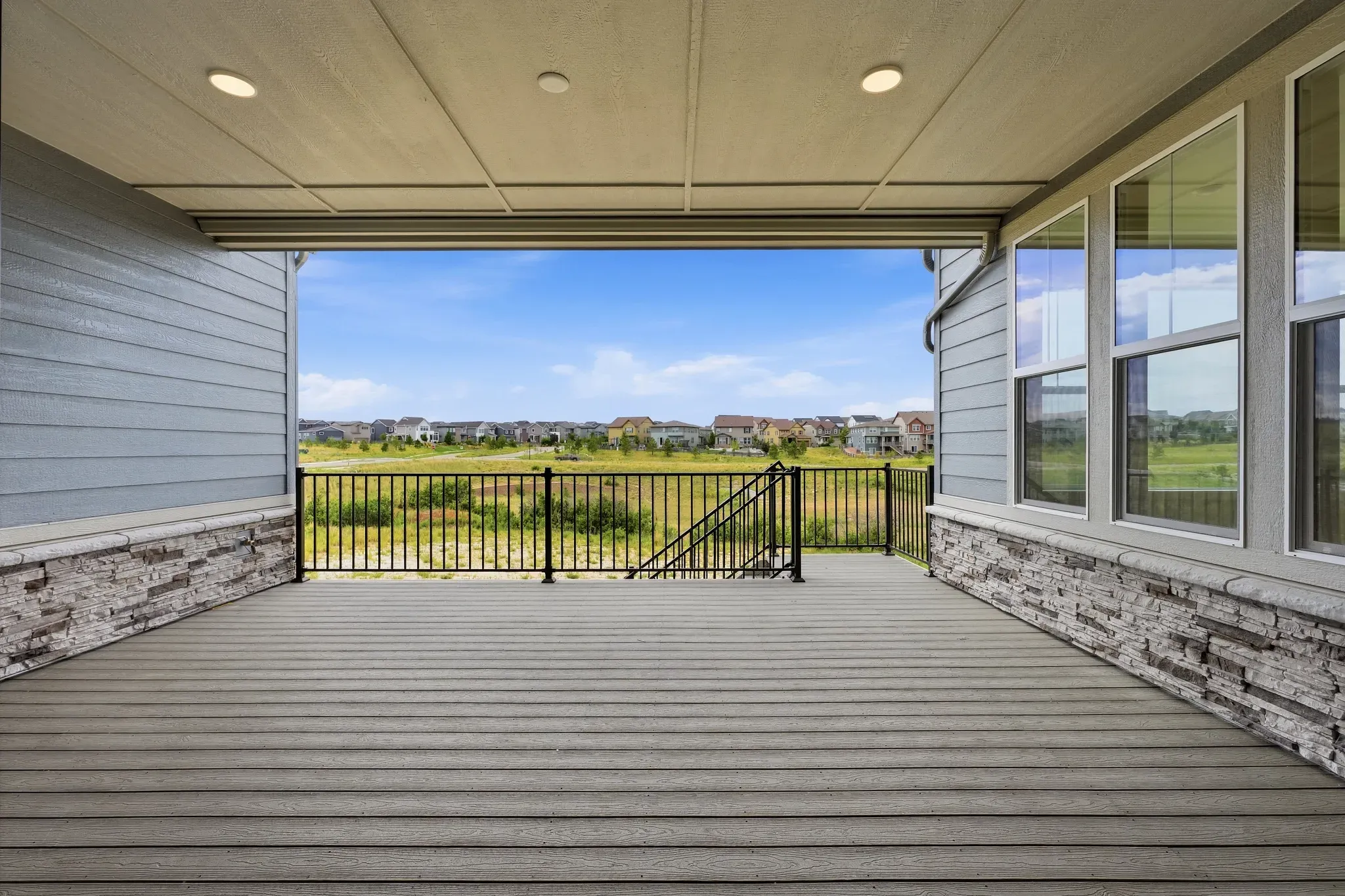 Homesite 3102 Main Floor Covered Deck