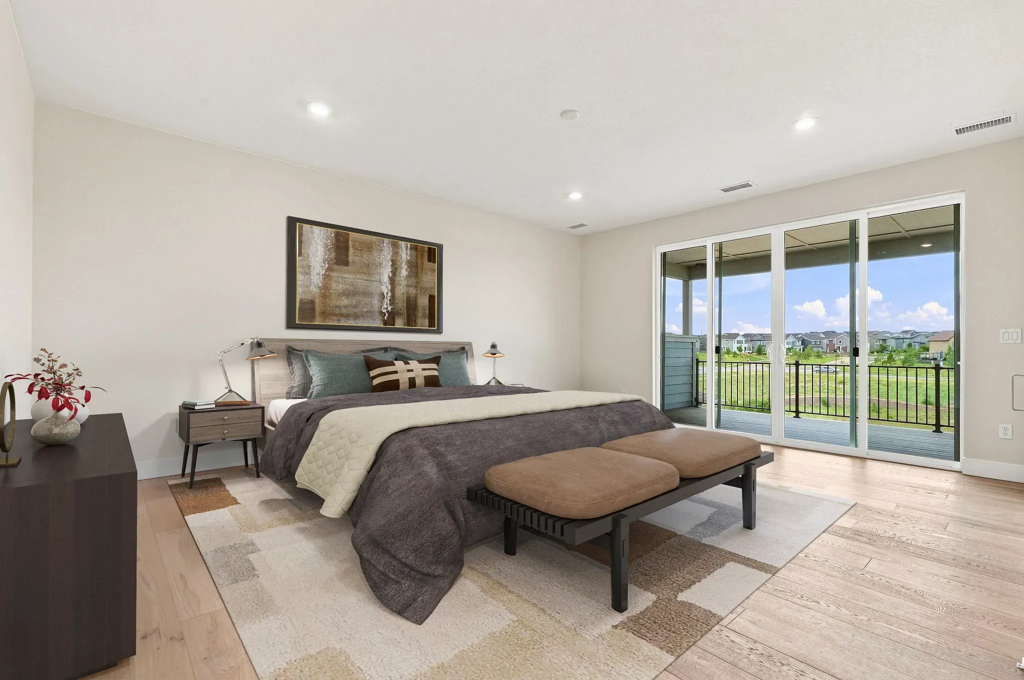 Homesite 3102 Primary Bedroom - Virtually Staged