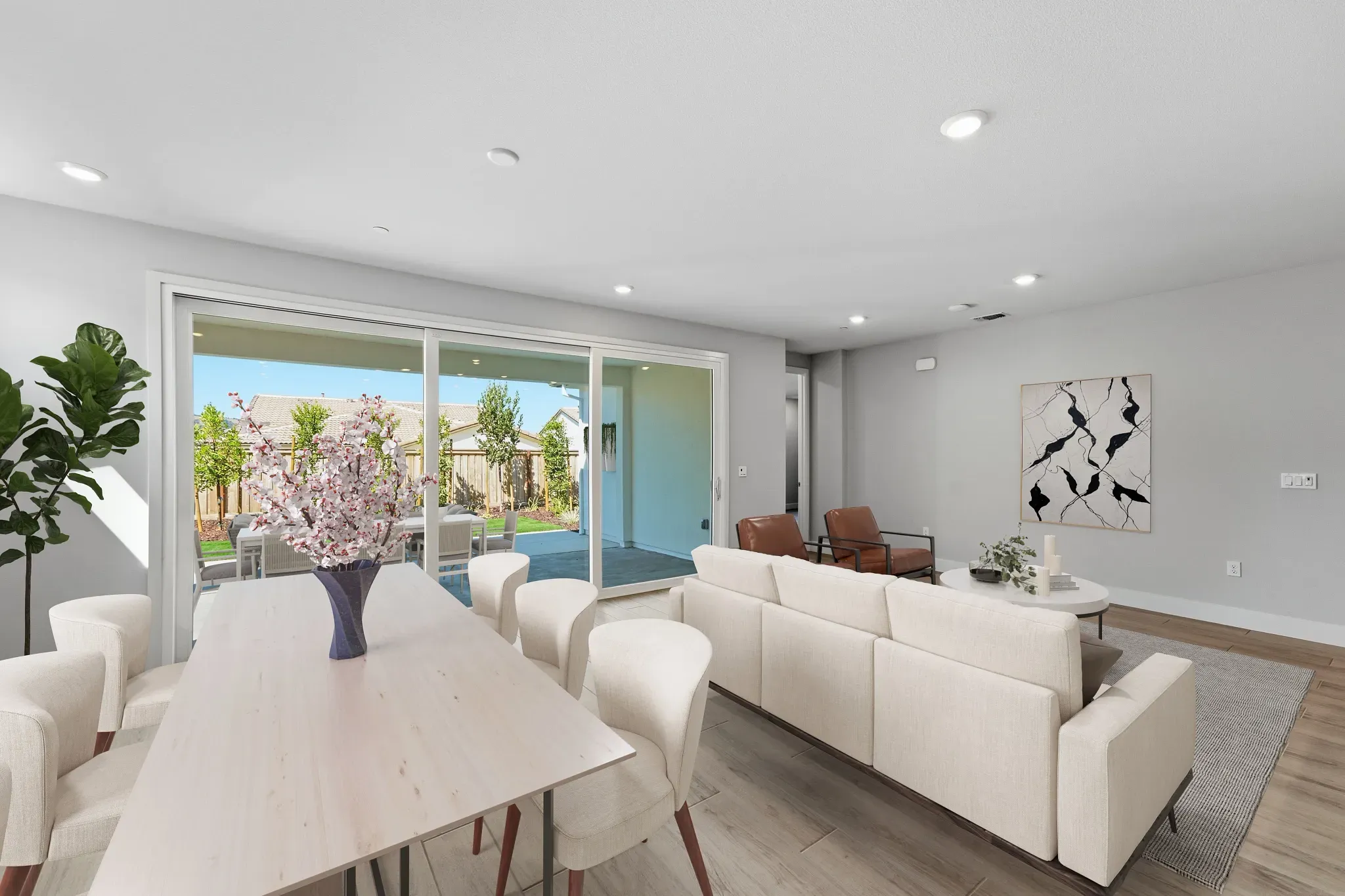 Virtually Staged Great Room