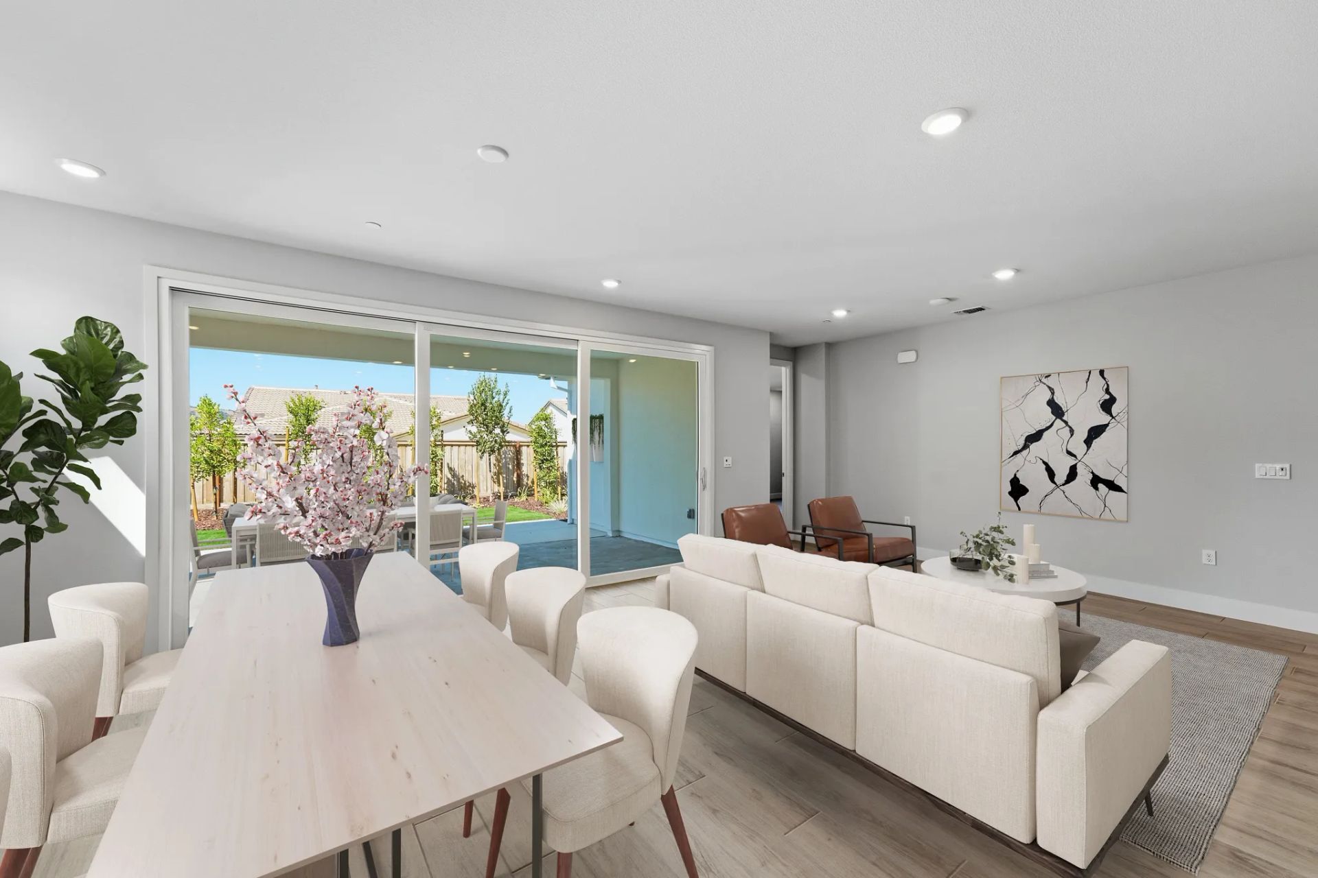 Virtually Staged Great Room