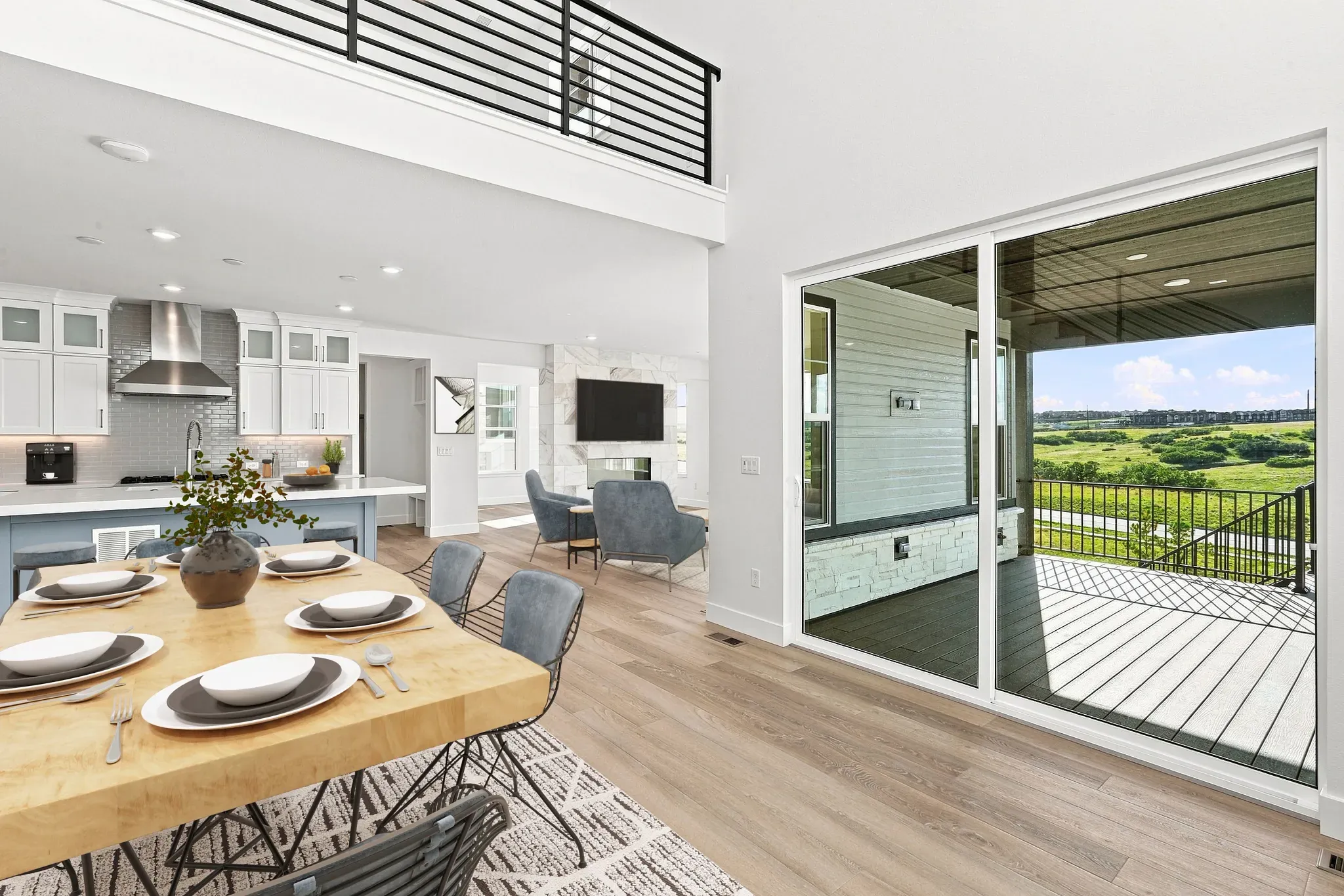 Homesite 12 Dining, Kitchen + Great Room - Virtual