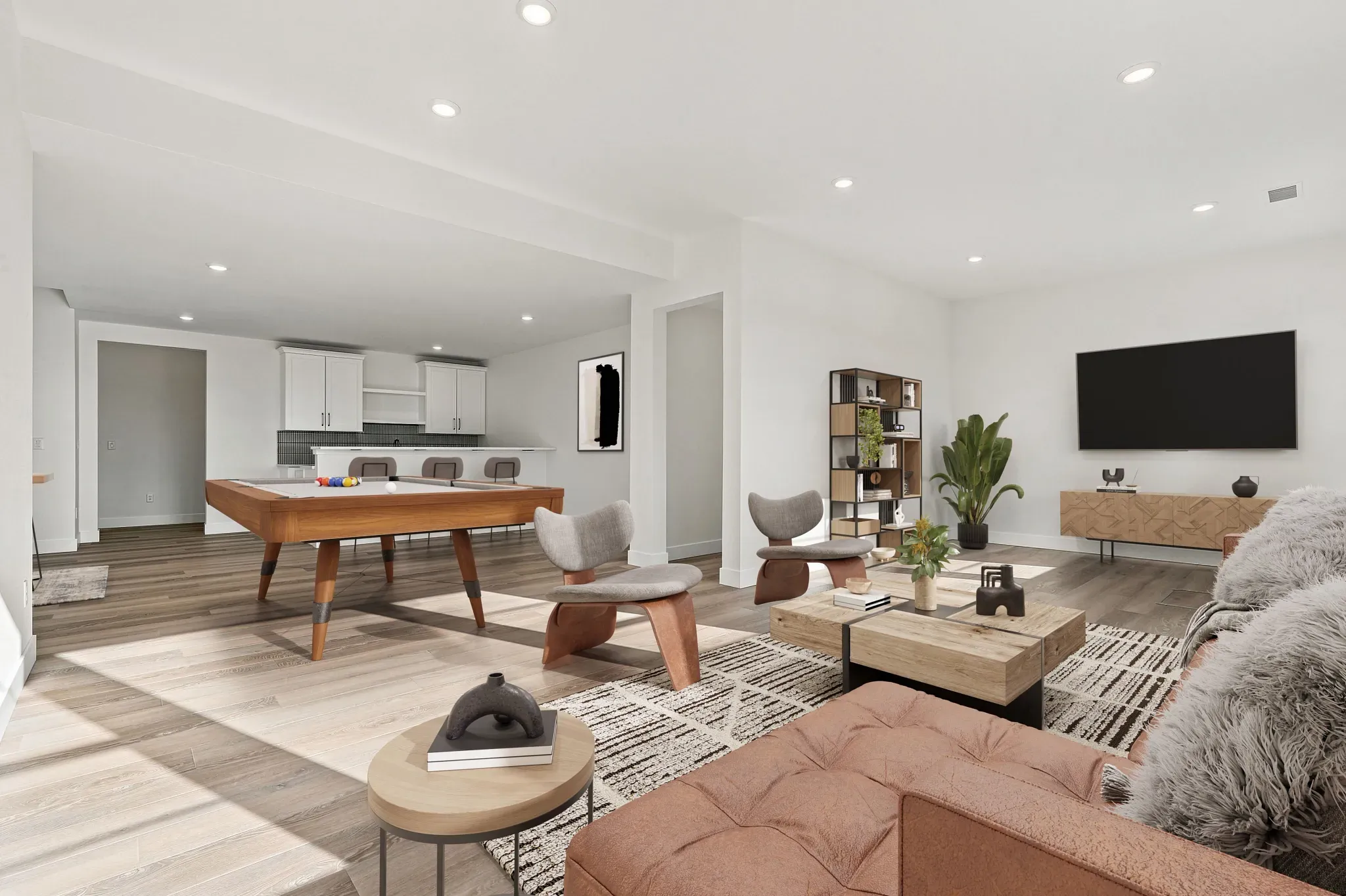 Homesite 12 Finished Basement - Virtually Staged
