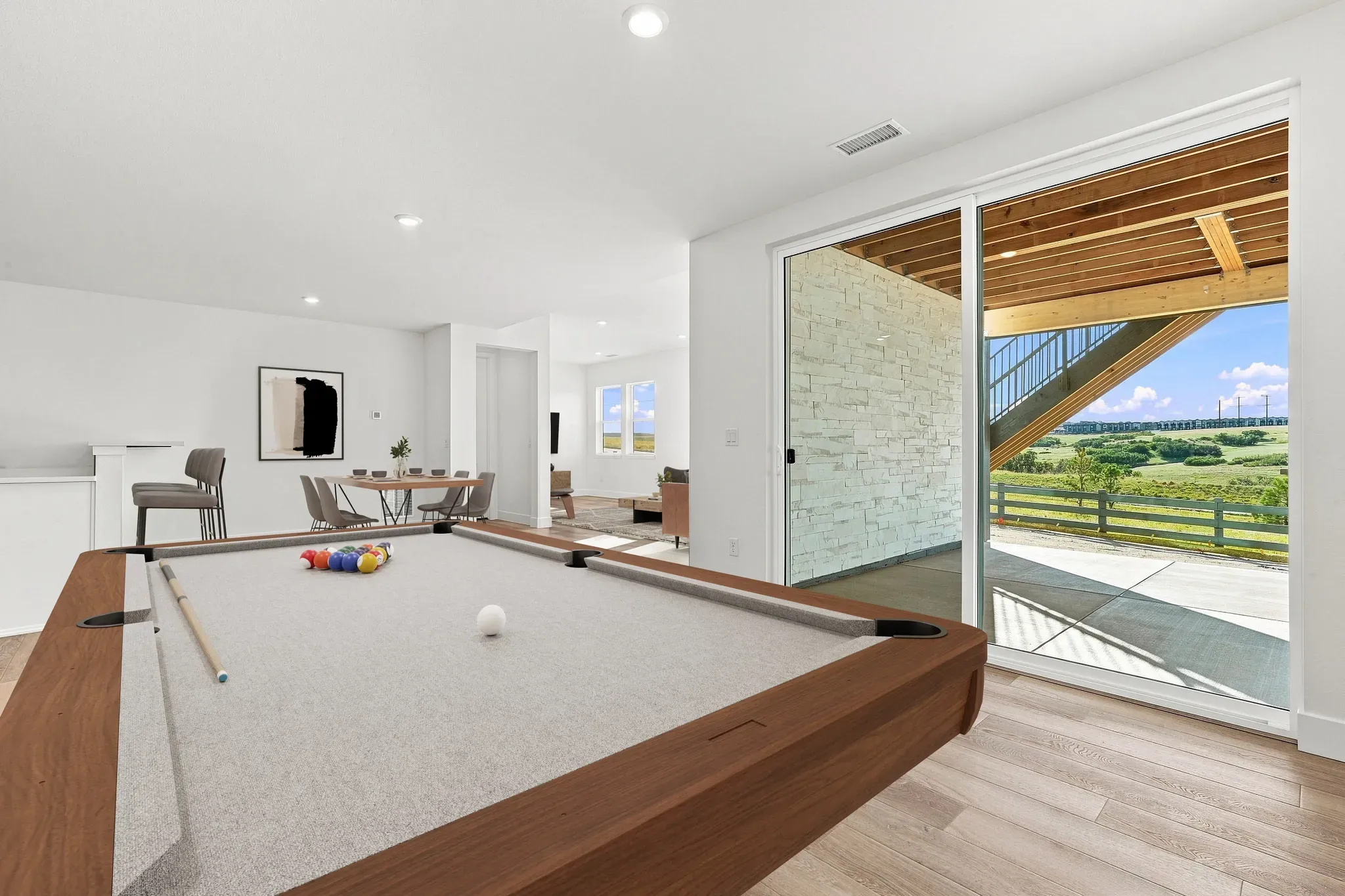 Homesite 12 Finished Basement - Virtually Staged