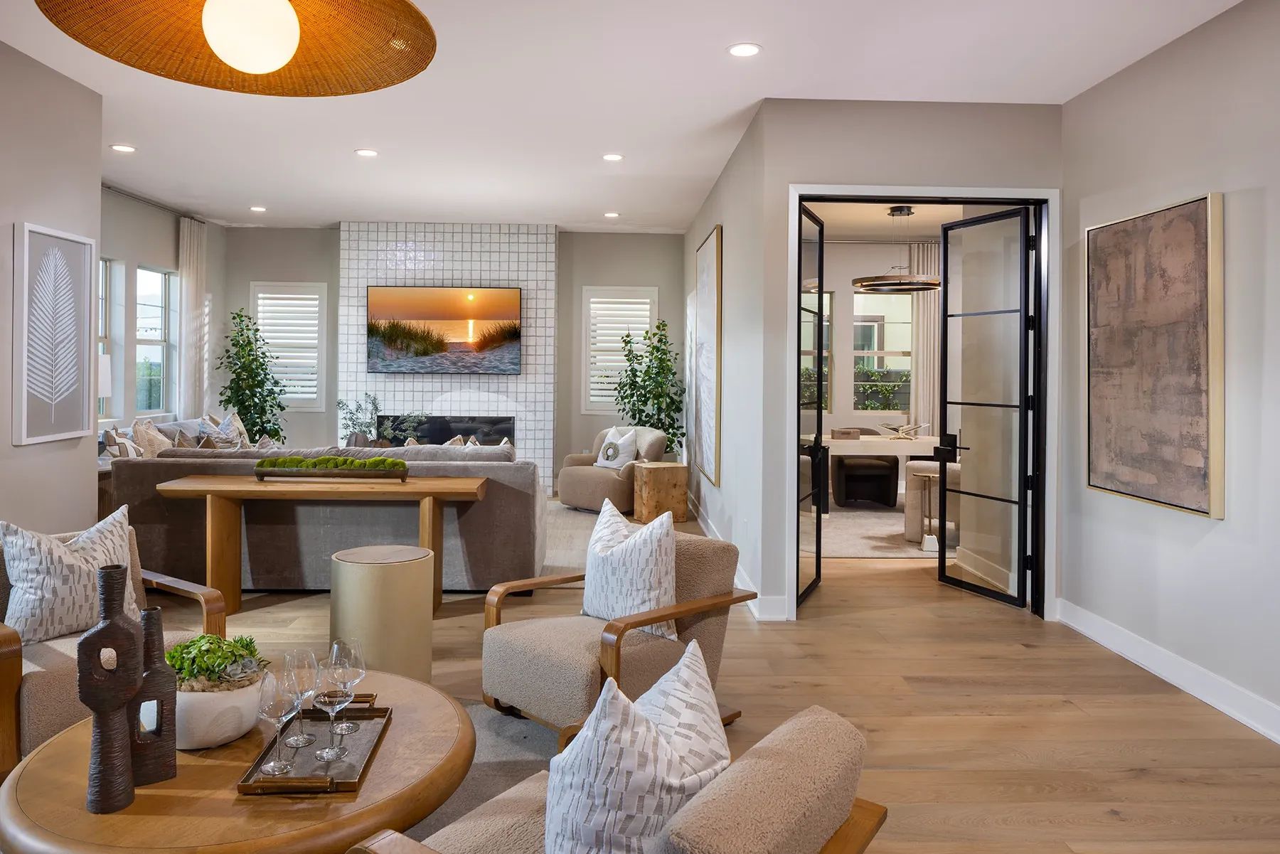 Plan 3 Model Great Room