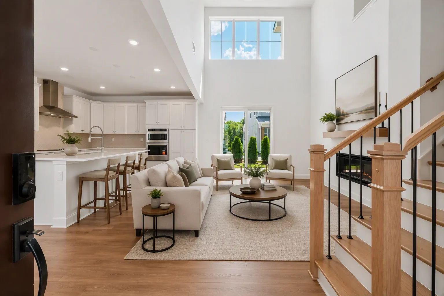 Virtually Staged Great Room