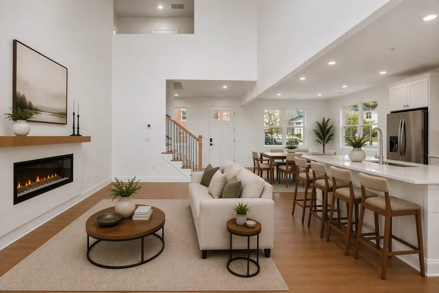 Virtually Staged Great Room