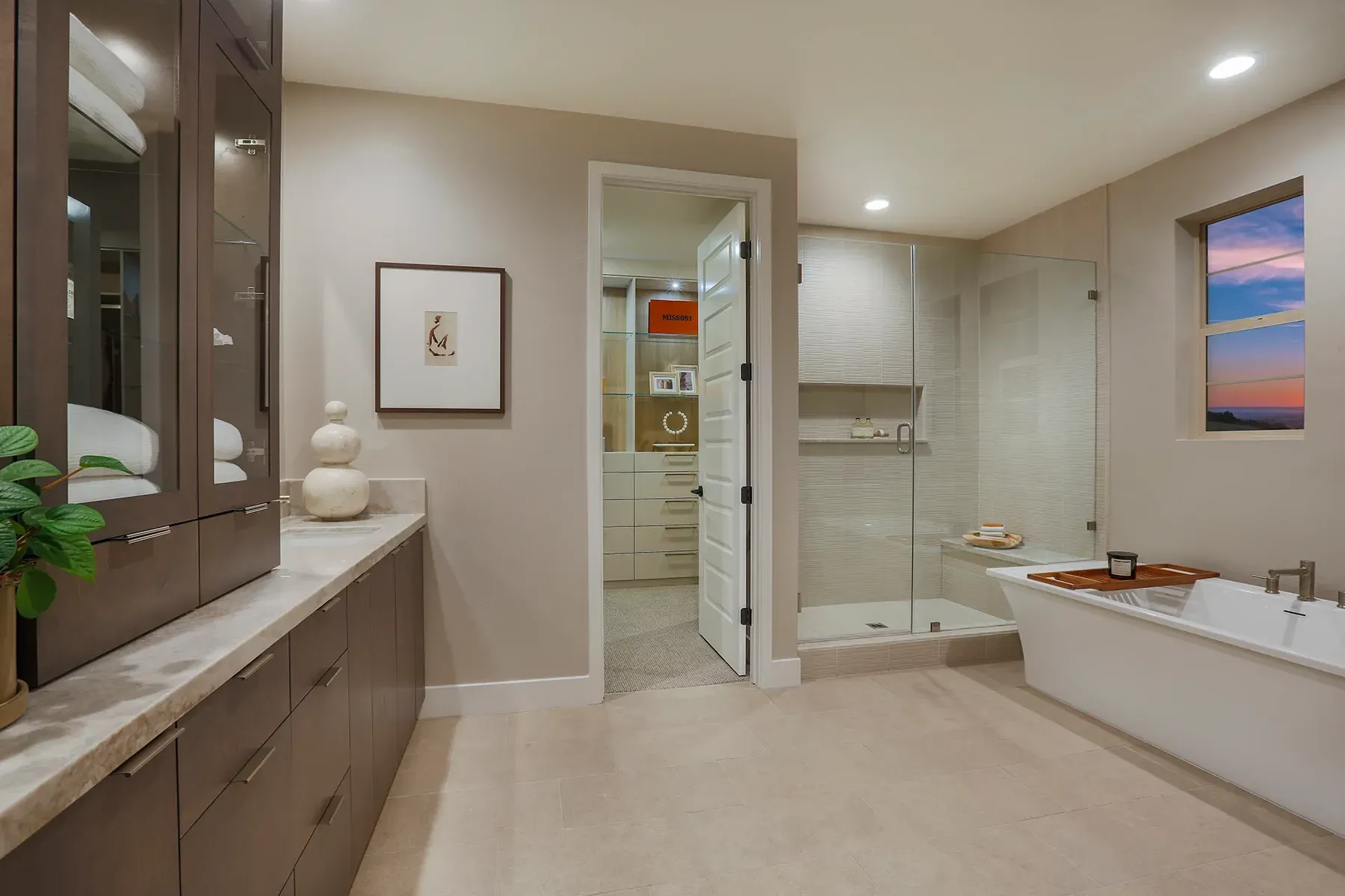 Plan 3 Model Primary Bathroom
