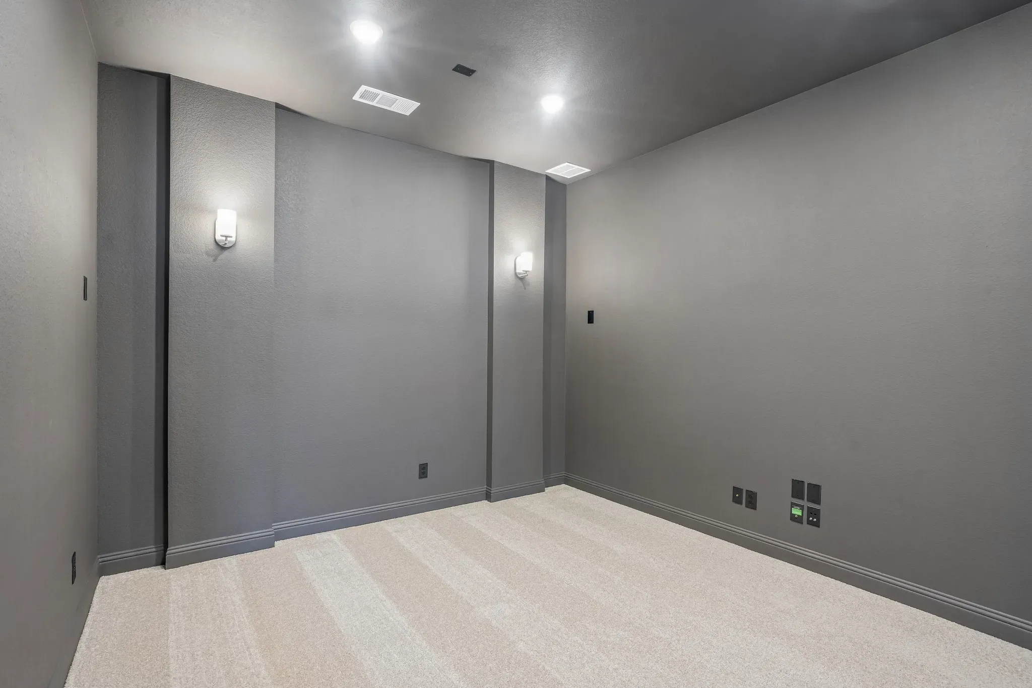 Homesite 0102 Media Room - Staged