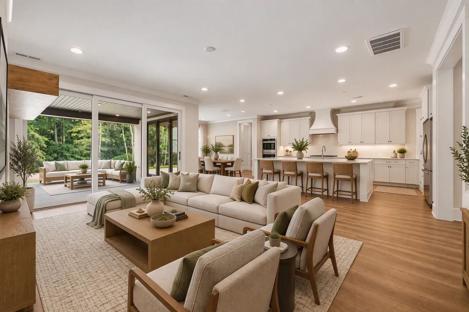 Virtually Staged Great Room