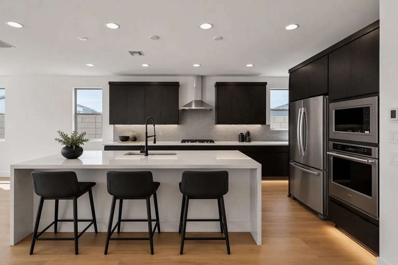 Kitchen Virtually Staged